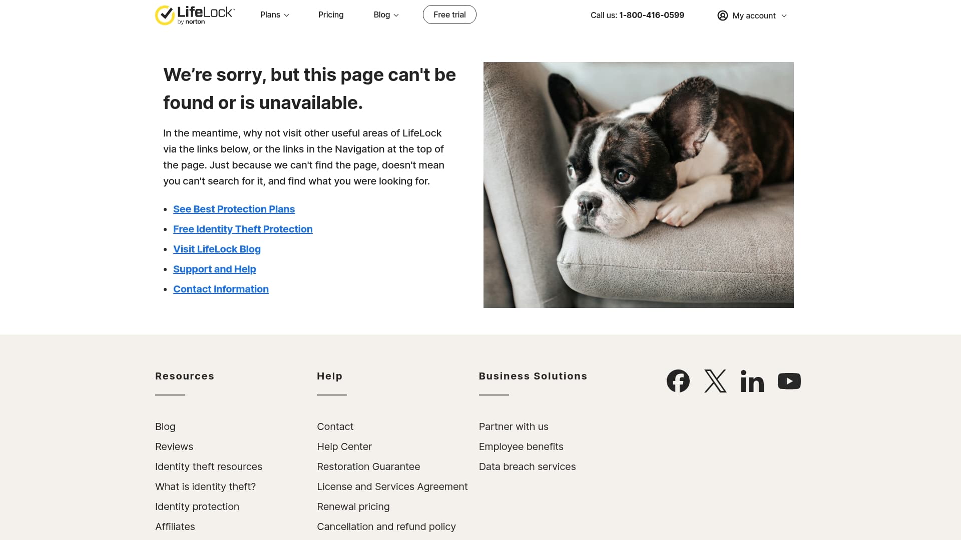LifeLock sponsor landing page advertised on The Joe Rogan Experience