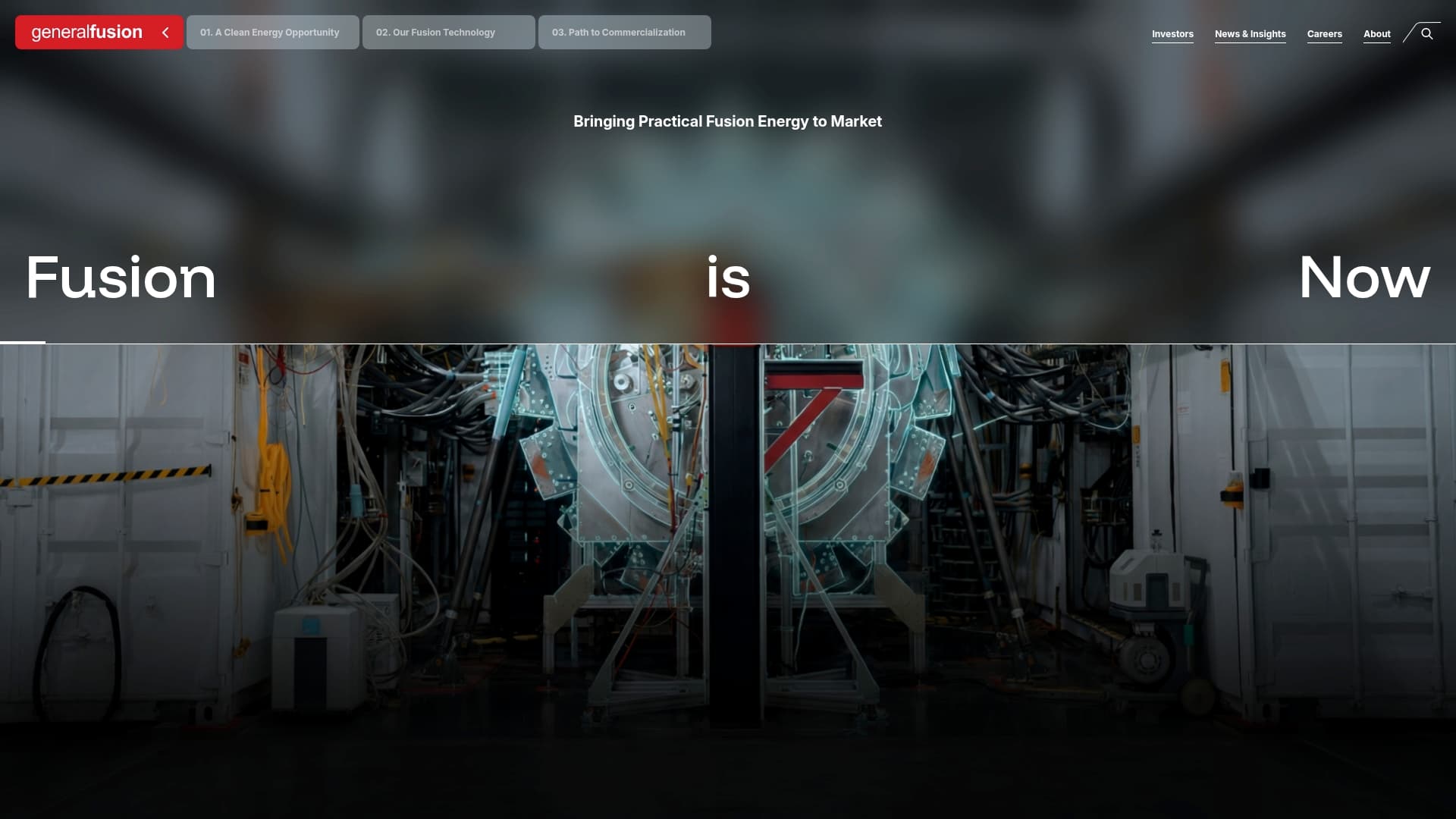 General Fusion sponsor landing page advertised on WSJ What’s News