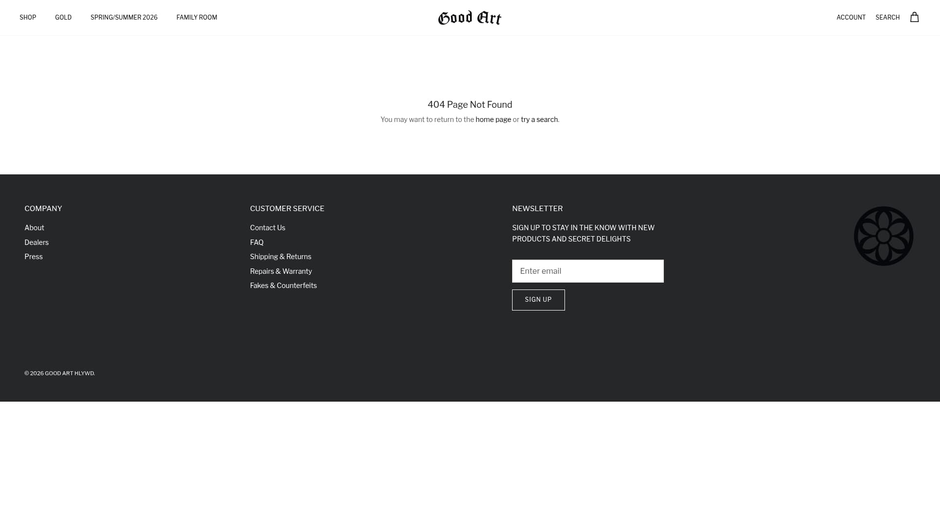 Goodr sponsor landing page advertised on BEING HER with Margarita Nazarenko