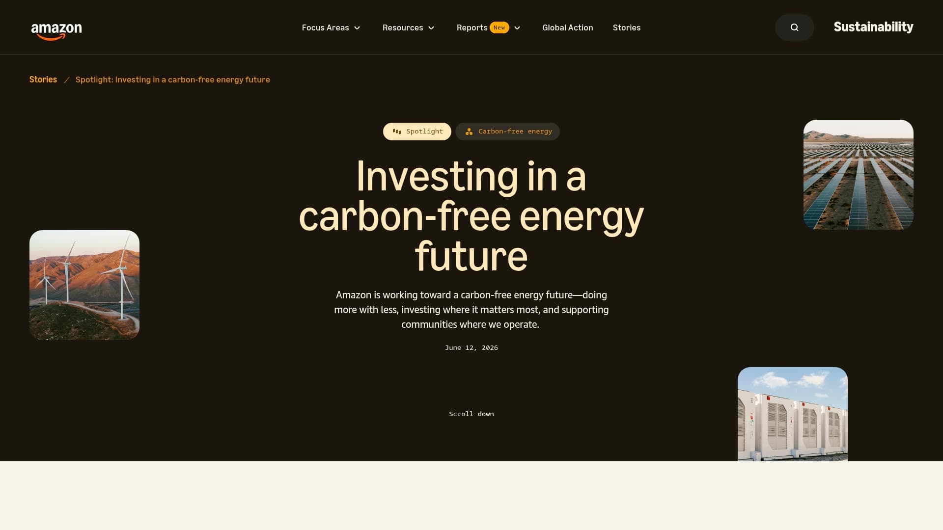 Amazon sponsor landing page advertised on Ukraine: The Latest