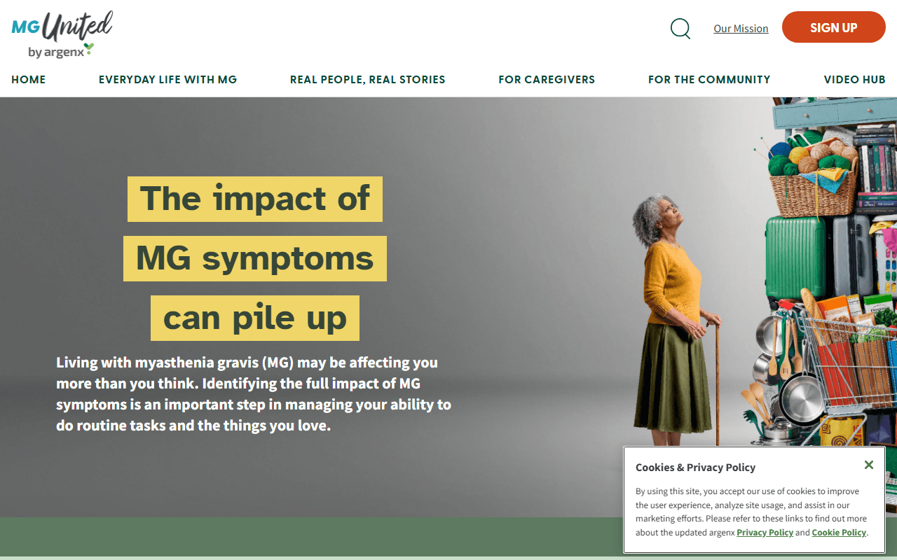 Argenix sponsor landing page advertised on Ridiculous History