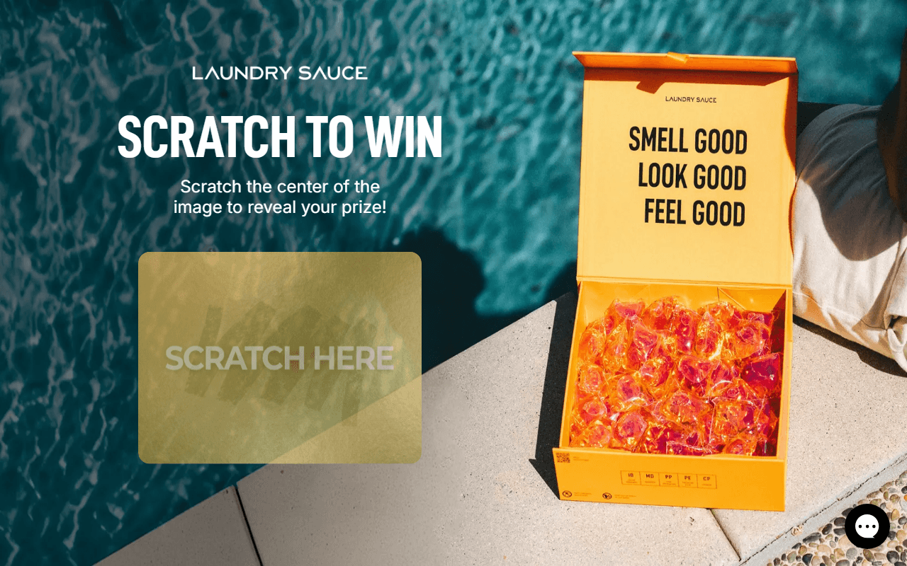 Laundry Sauce sponsor landing page advertised on IHIP News