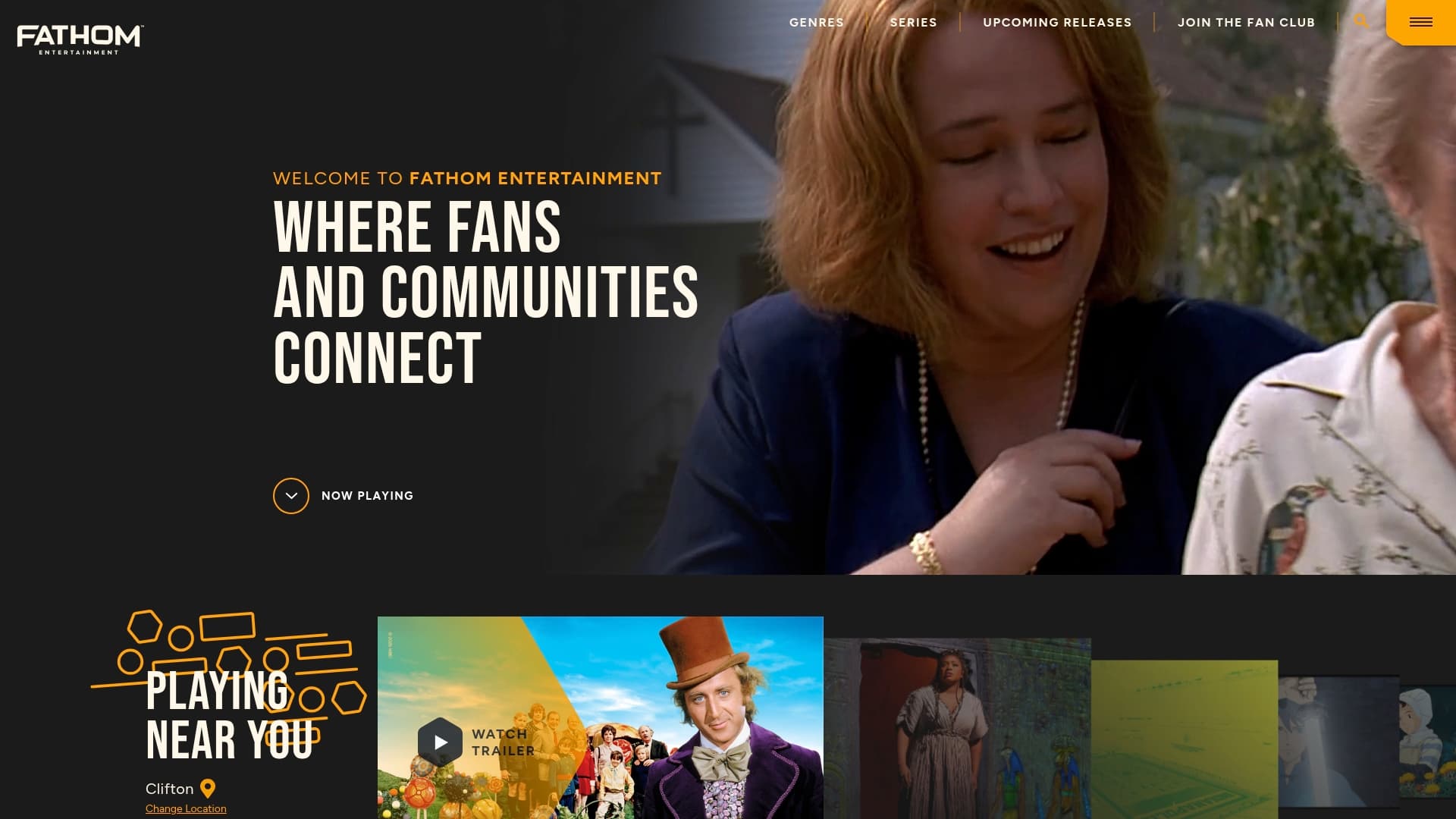 The Texas Chainsaw Massacre sponsor landing page advertised on Creepy