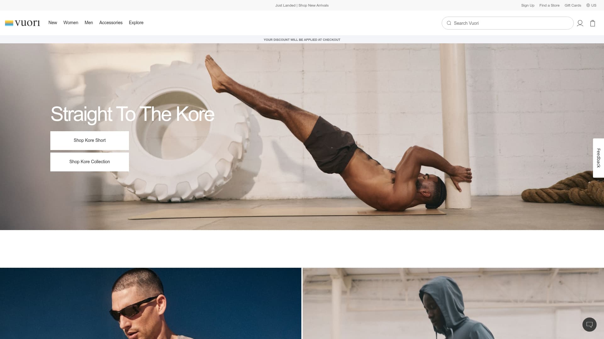 Viori sponsor landing page advertised on Mind Pump: Raw Fitness Truth