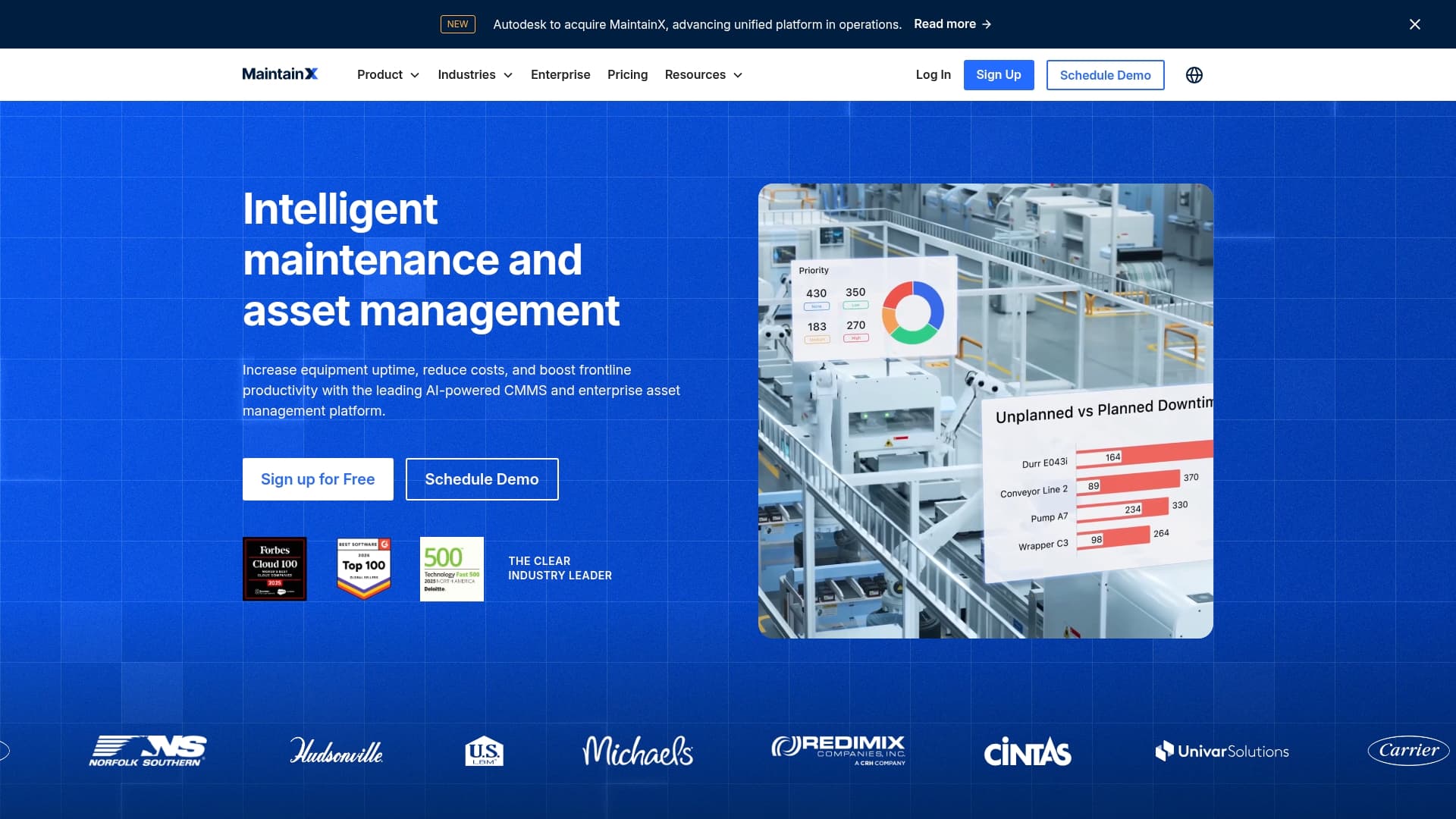 Maintain X sponsor landing page advertised on The Ancients