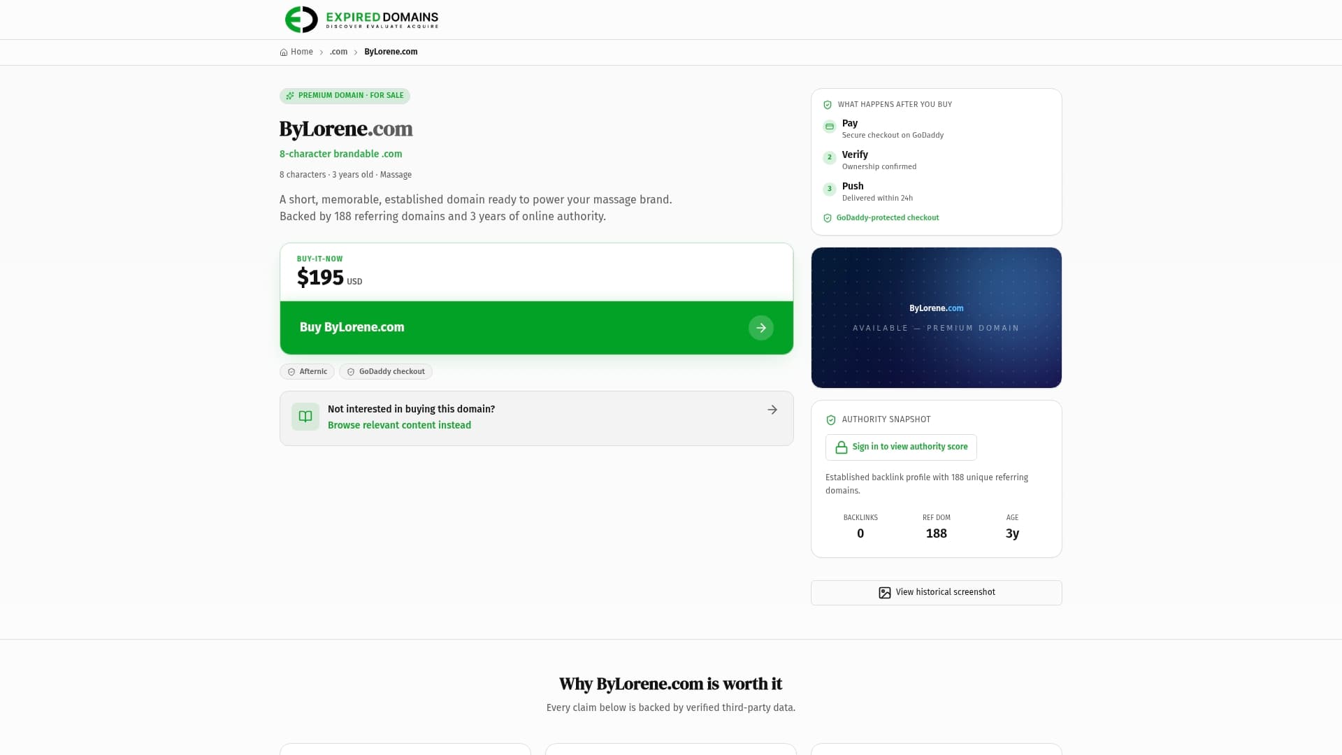 Larenco sponsor landing page advertised on Bulwark Takes
