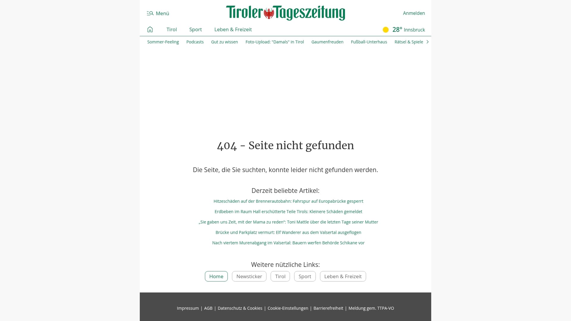 AT&T sponsor landing page advertised on Relatos de la Noche