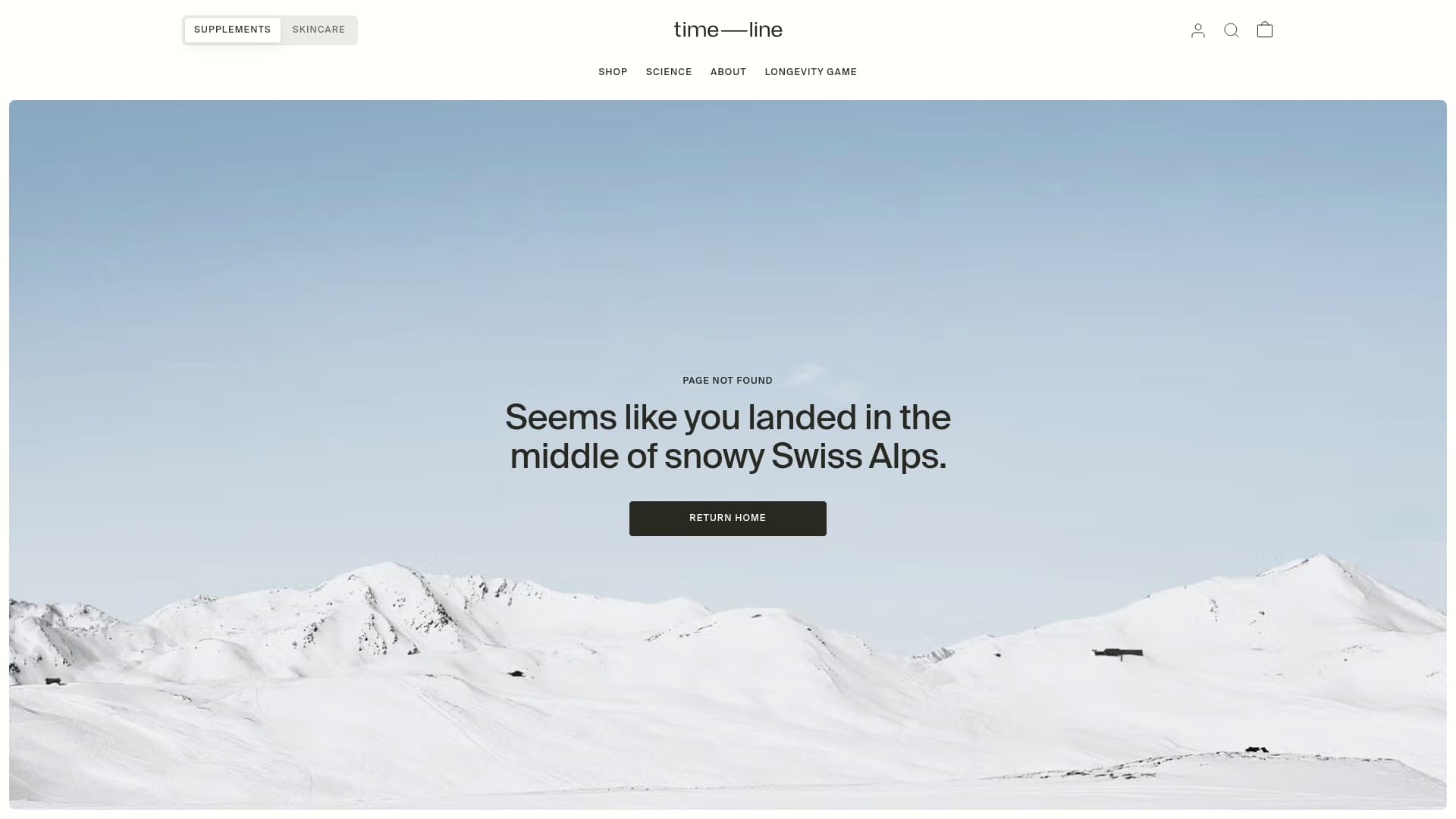 MitoPure by Timeline sponsor landing page advertised on Extend Podcast with Darshan Shah, MD