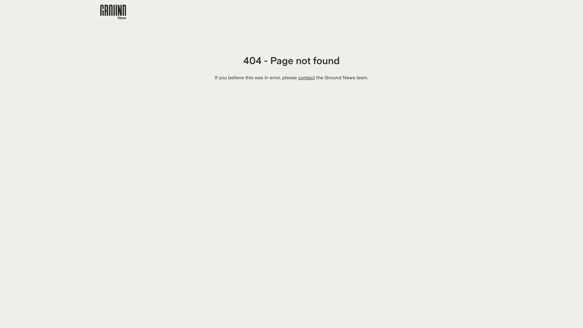Ground News sponsor landing page advertised on The Jon Stewart Podcast