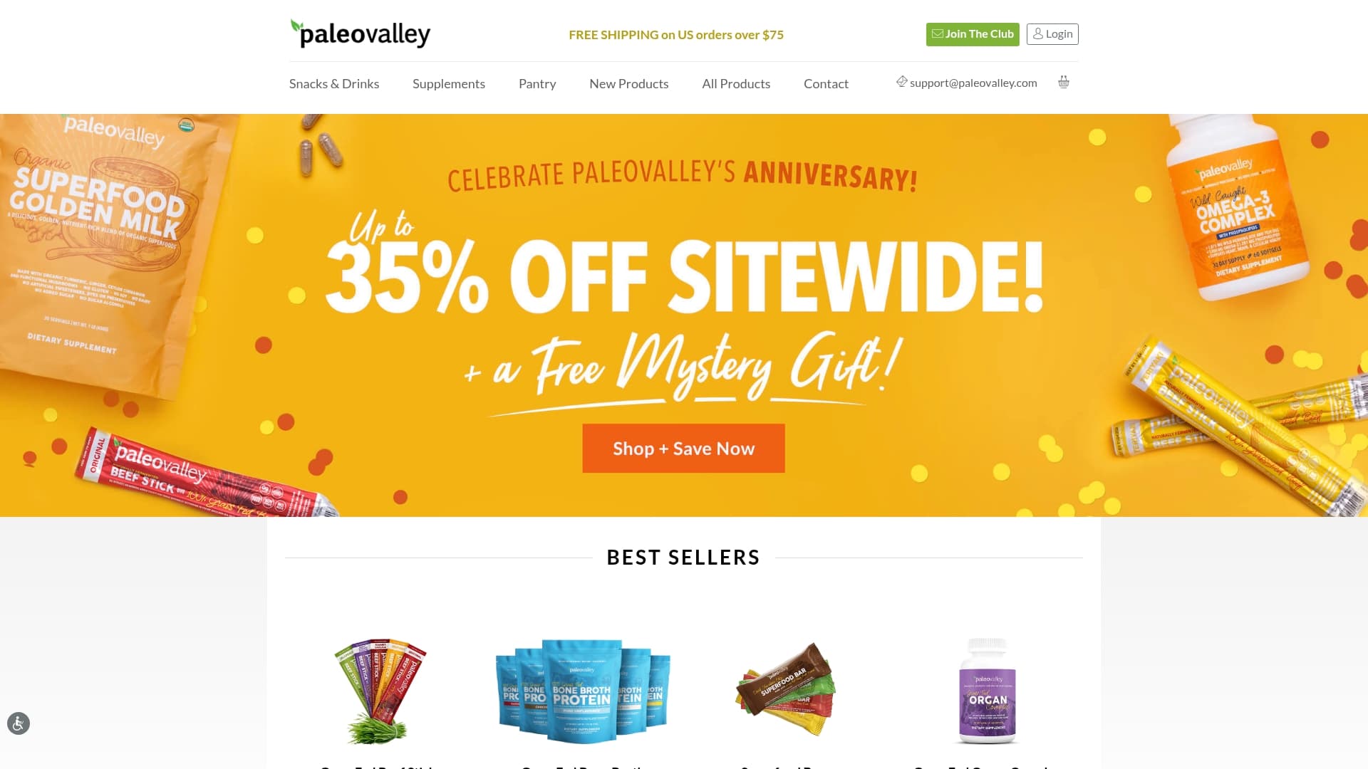 Paleo Valley sponsor landing page advertised on The Doctor's Farmacy with Mark Hyman, M.D.