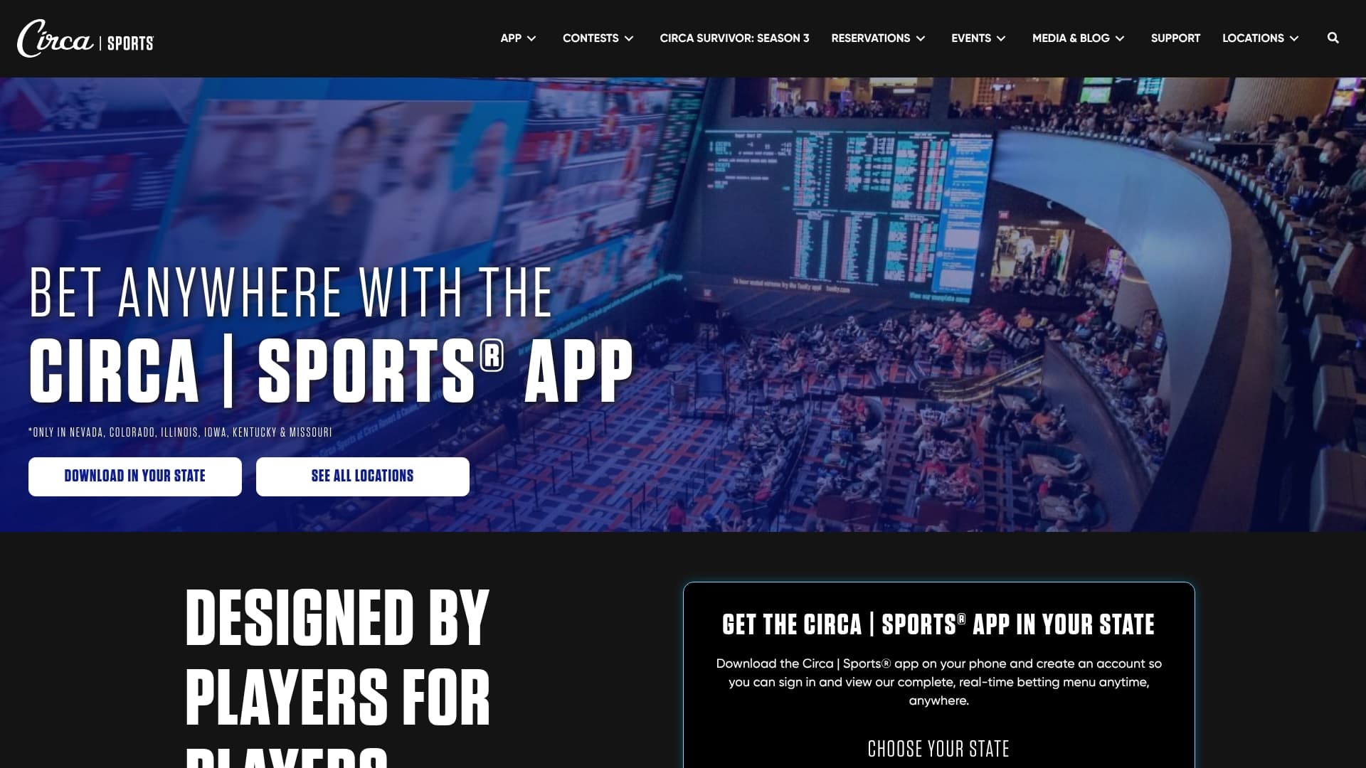 Circa Sports sponsor landing page advertised on Pablo Torre Finds Out