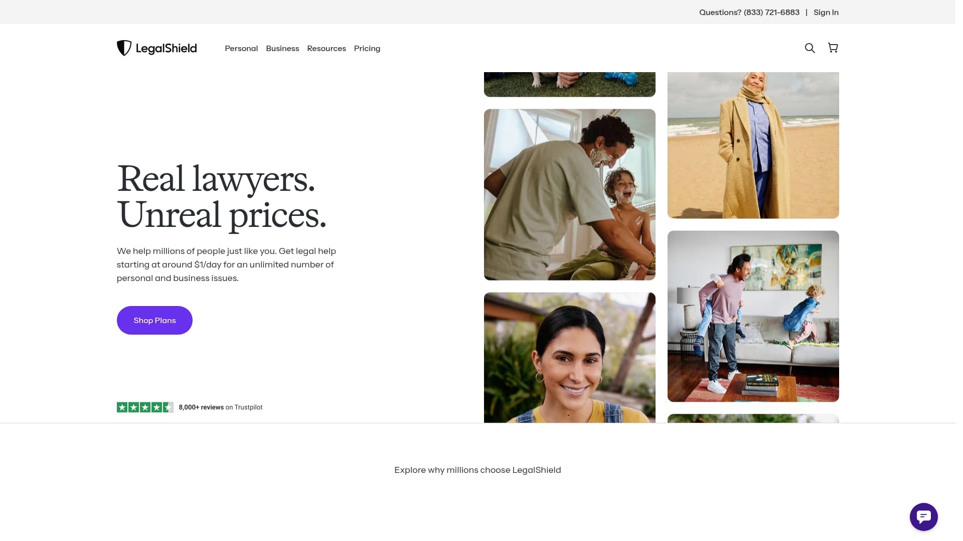 LegalShield sponsor landing page advertised on The Spill