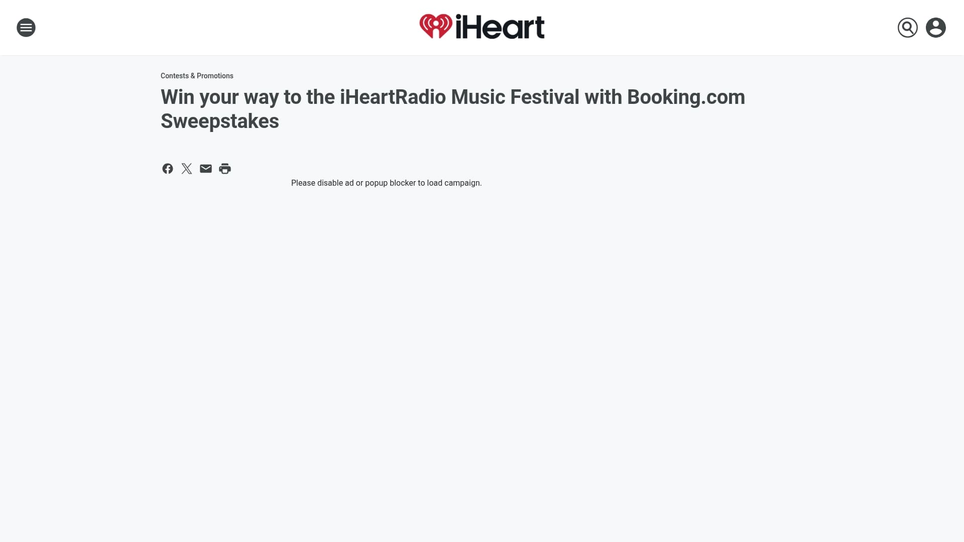 Booking.com sponsor landing page advertised on Toni and Ryan