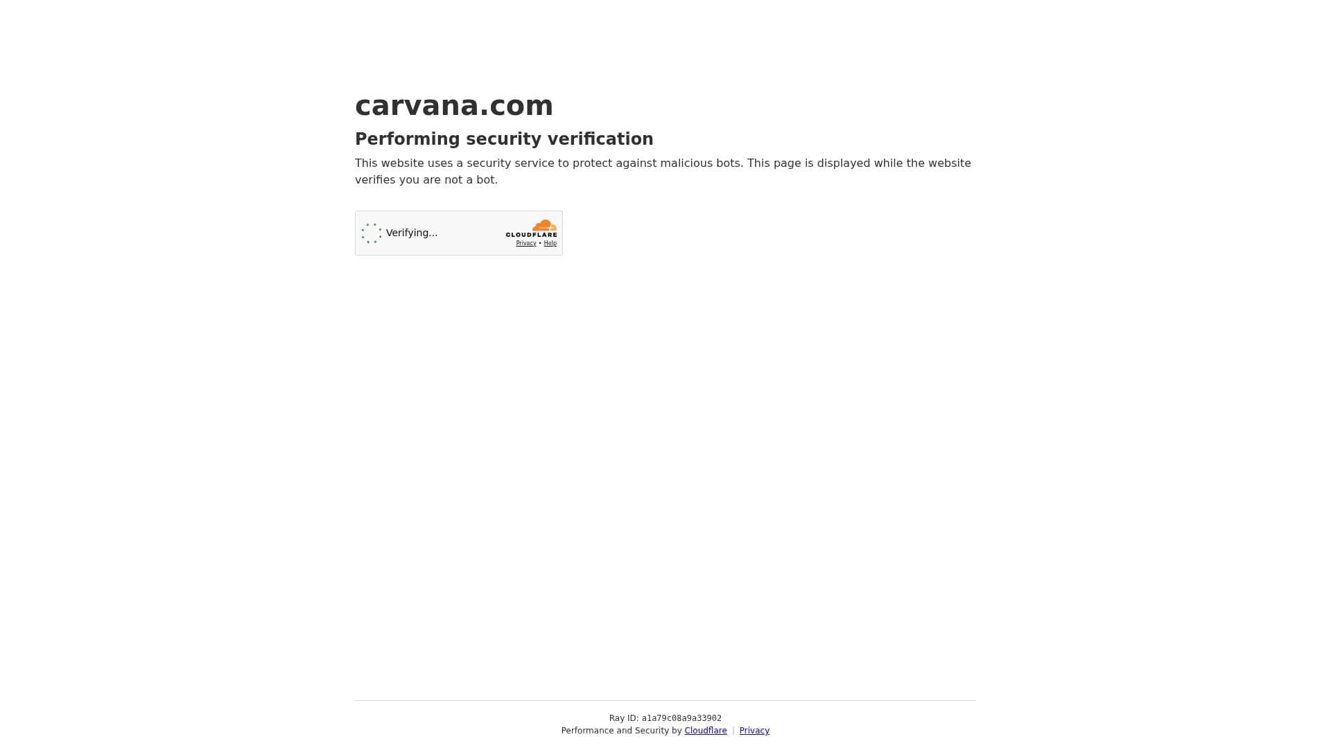 Carvana sponsor landing page advertised on Smoke Screen: My Fugitive Dad