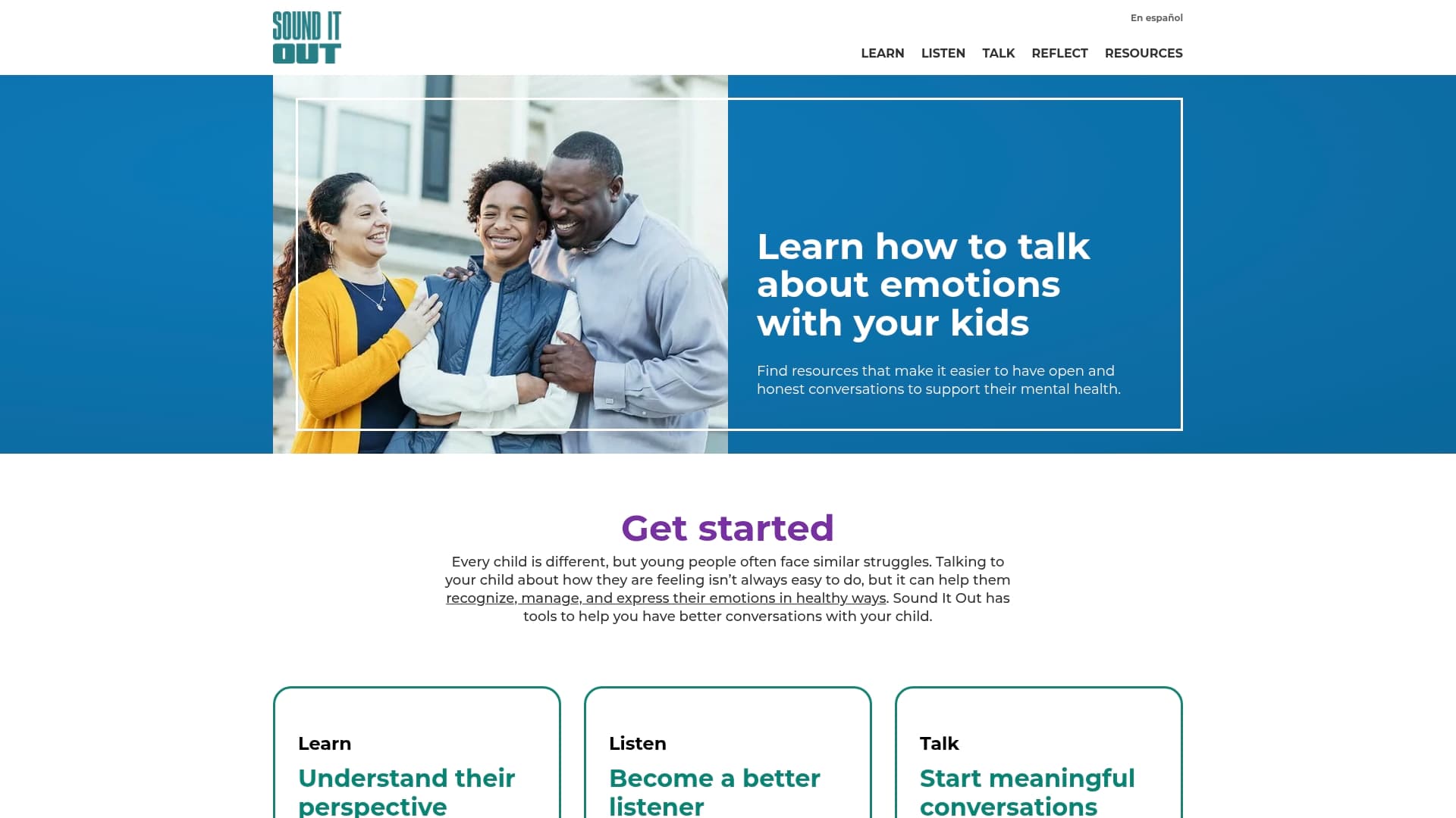 Sound It Out Together sponsor landing page advertised on Stuff To Blow Your Mind