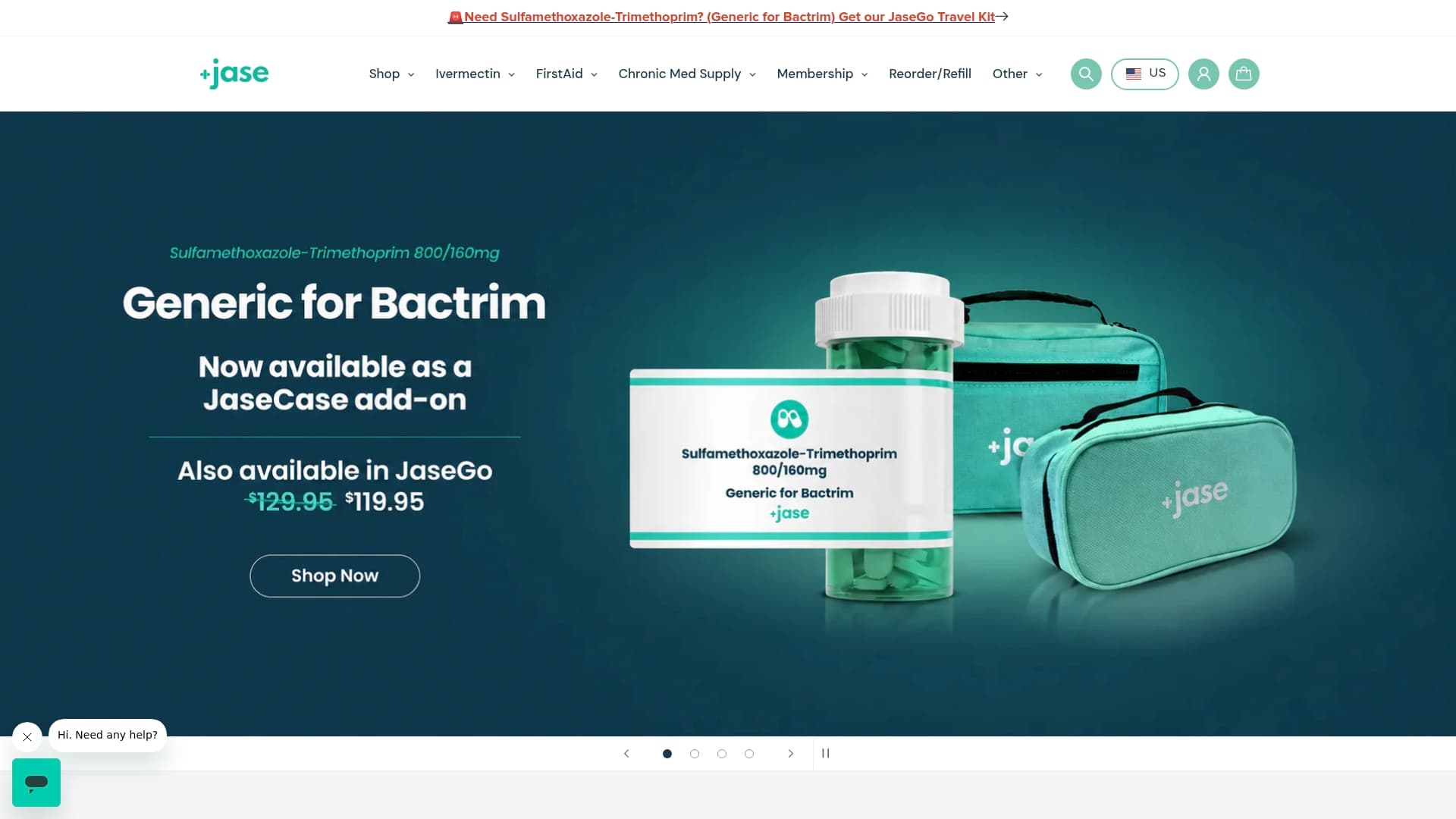 Jace sponsor landing page advertised on The Glenn Beck Program