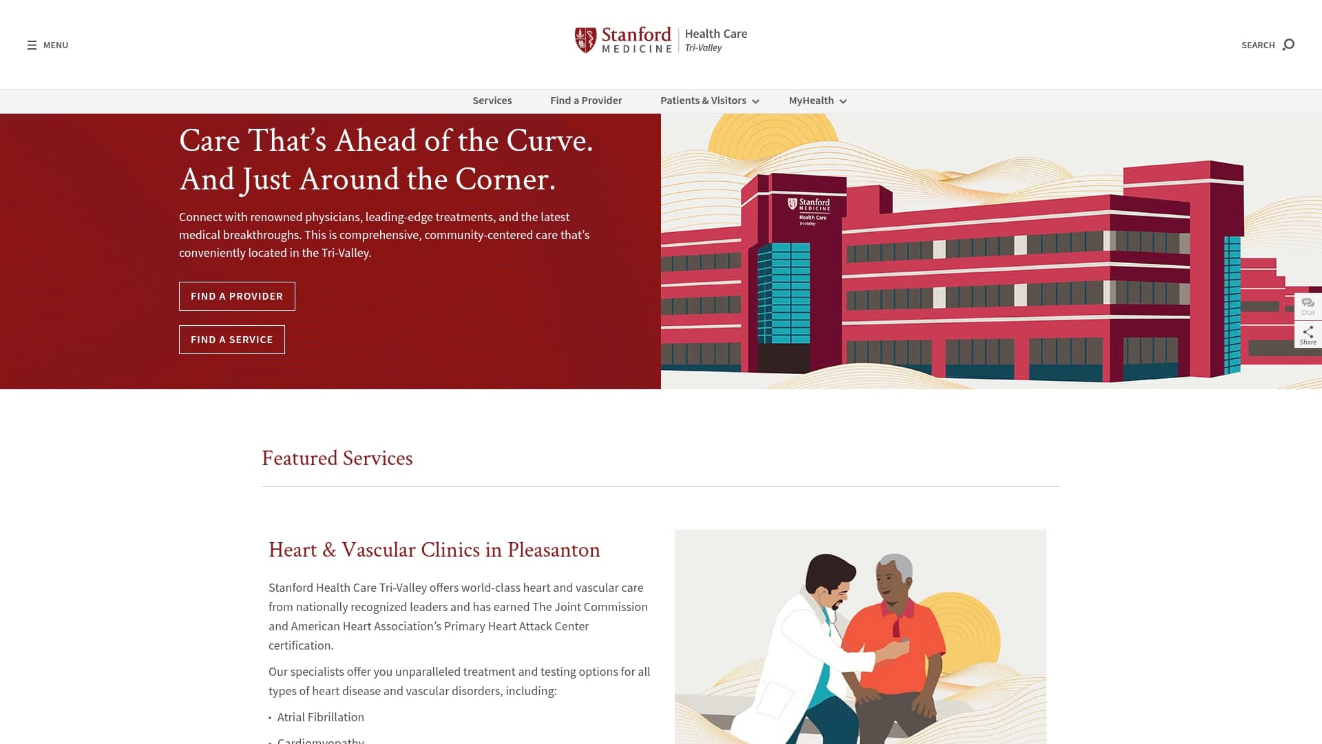 Stanford HealthCare Tri-Valley sponsor landing page advertised on WhatCulture Gaming
