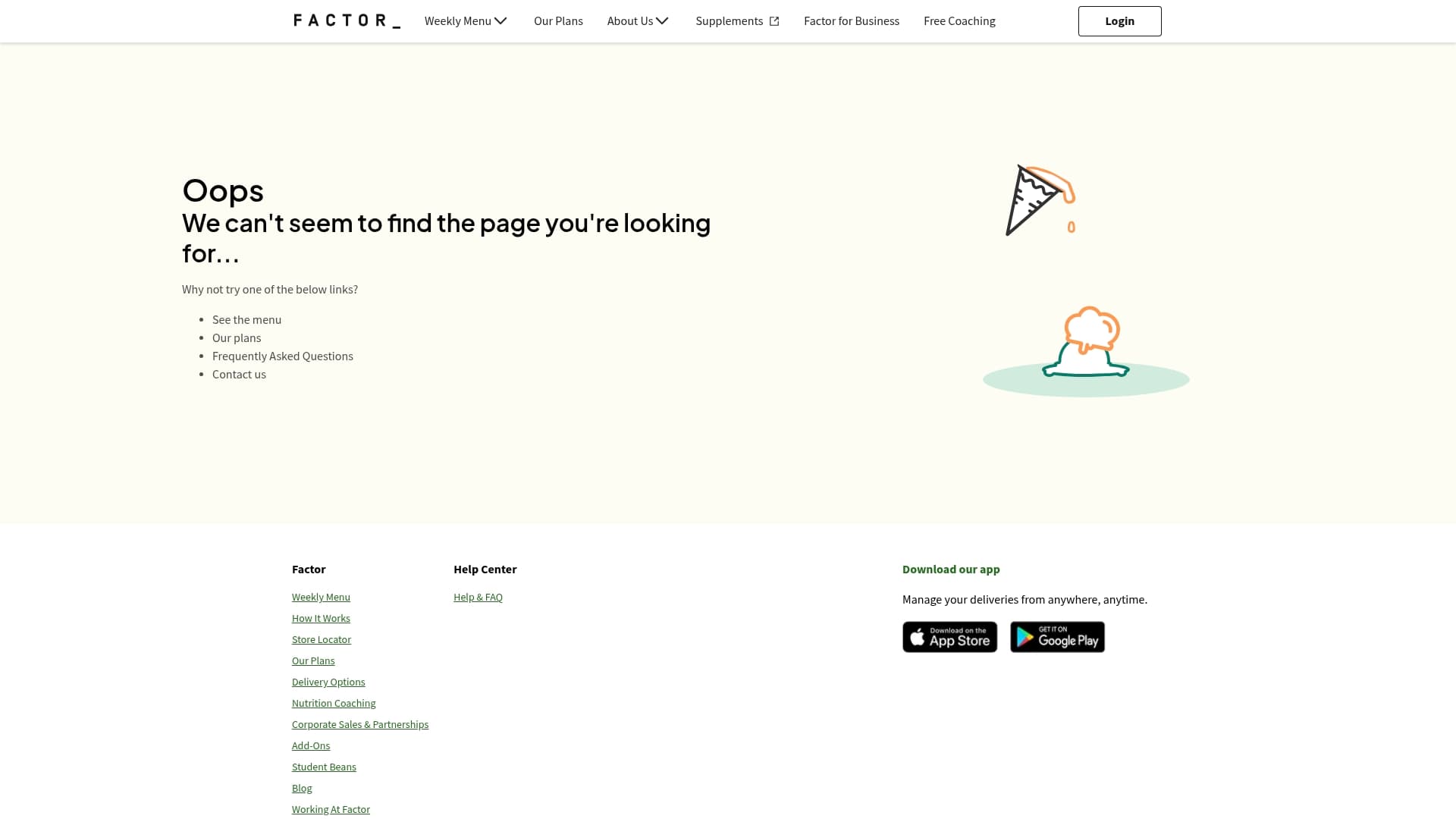 Factor sponsor landing page advertised on Kinda Funny Games Daily: Video Games News Podcast