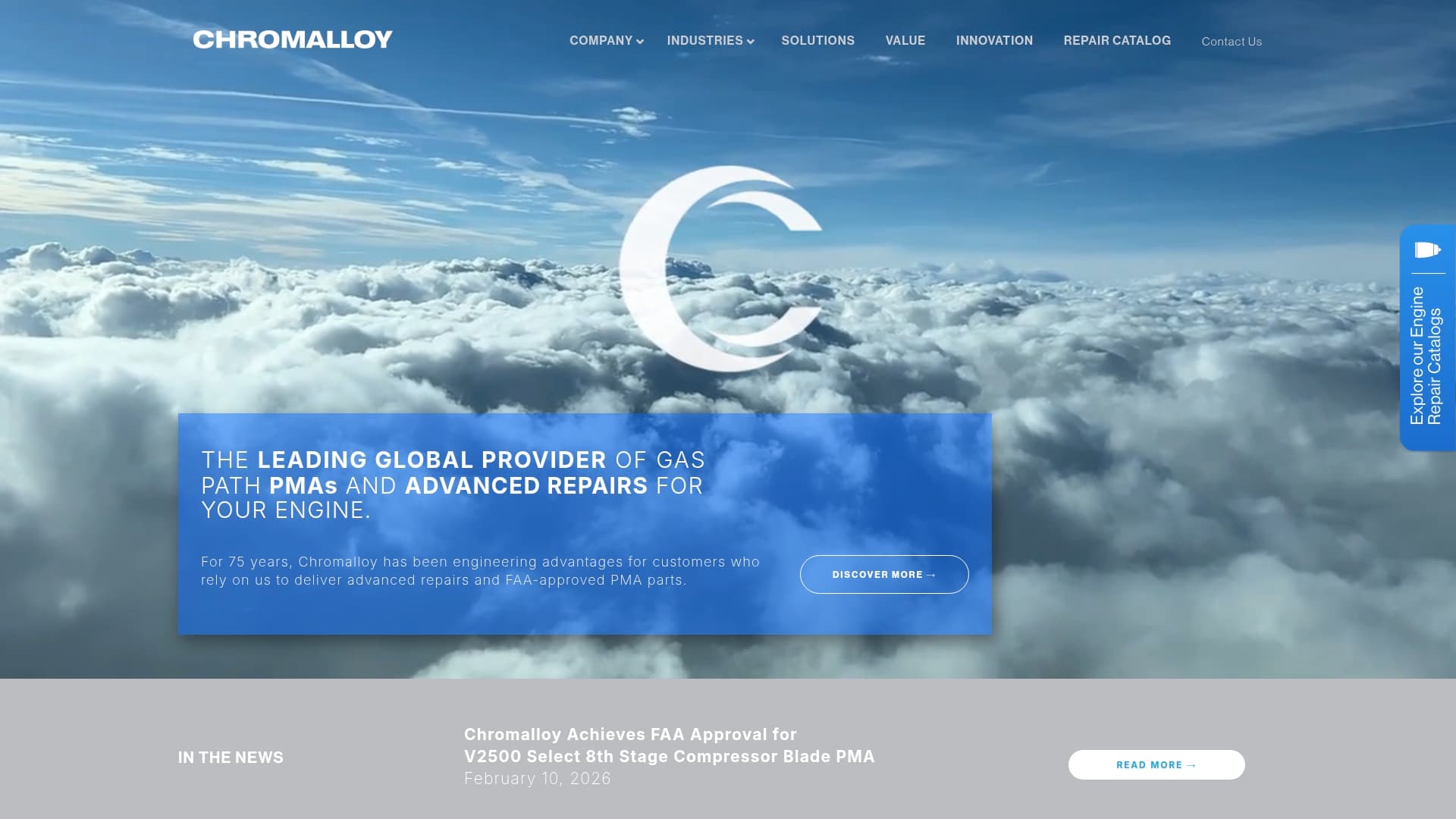 Sequa sponsor landing page advertised on Deadline: White House