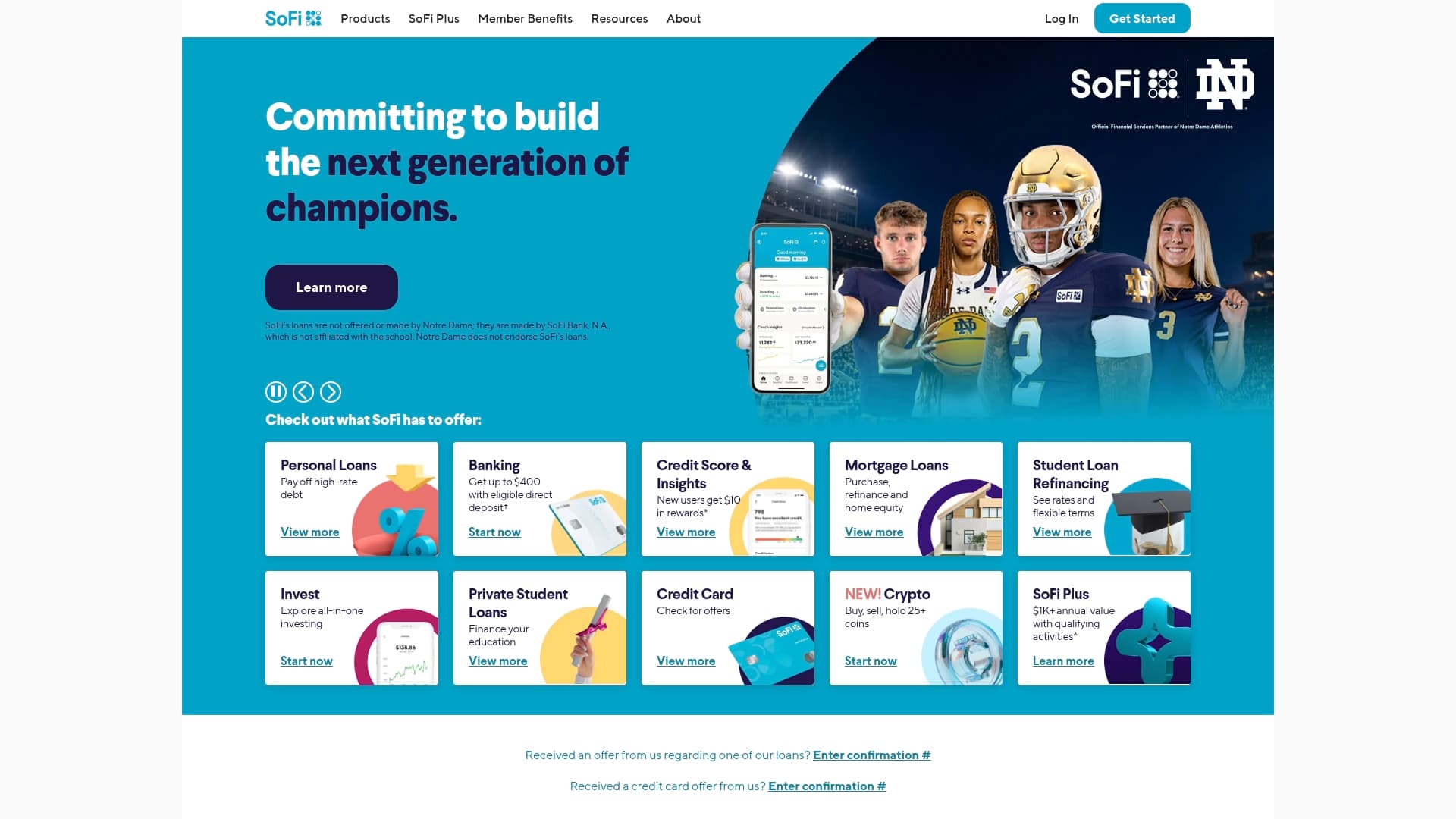 SoFi sponsor landing page advertised on Dr. Laura Call of the Day