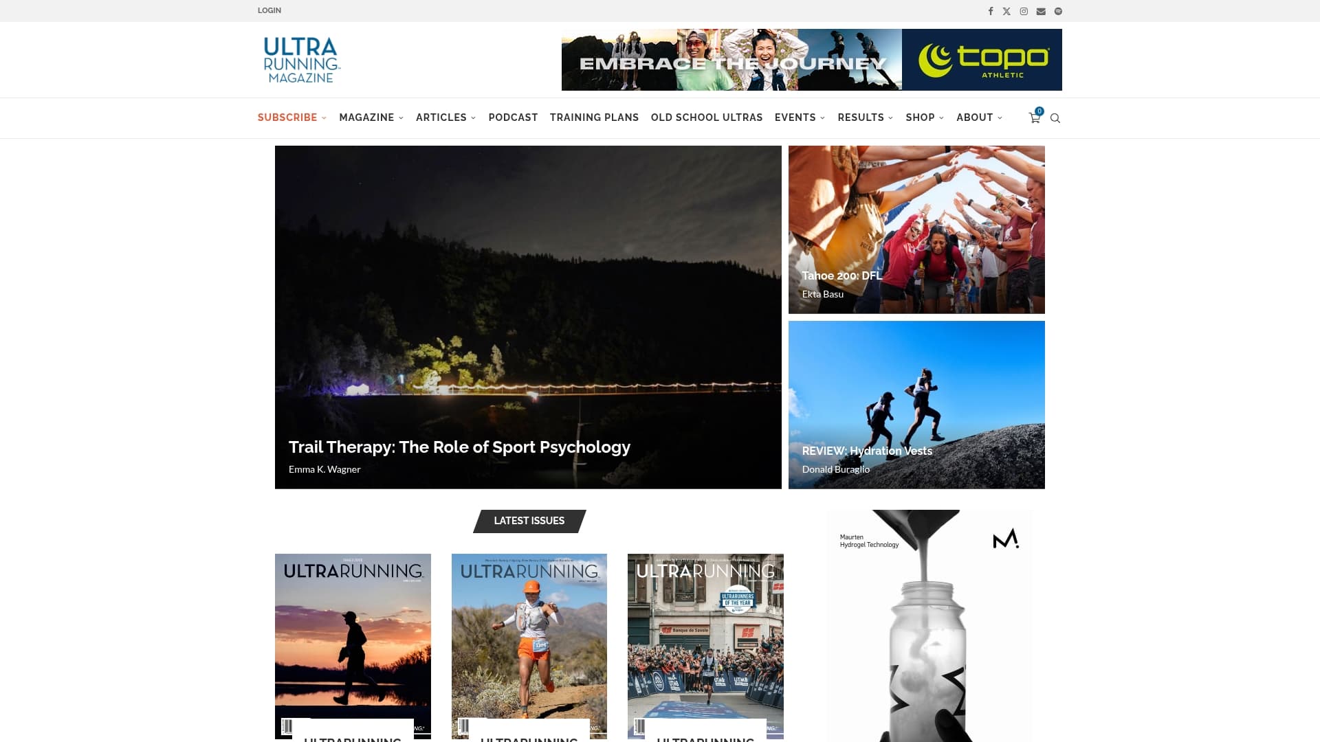 Altra sponsor landing page advertised on Night Falls - Bedtime Stories For Sleep
