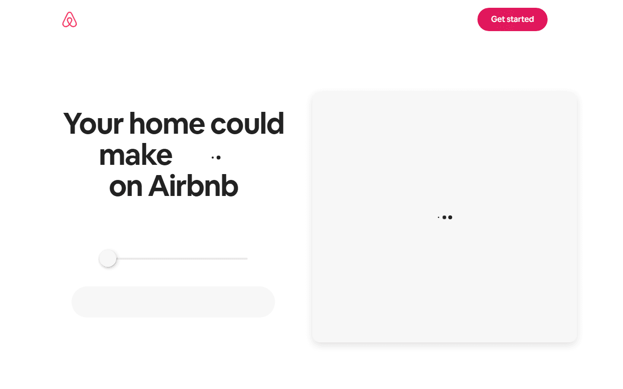 Airbnb sponsor landing page advertised on Fantasy Football Today
