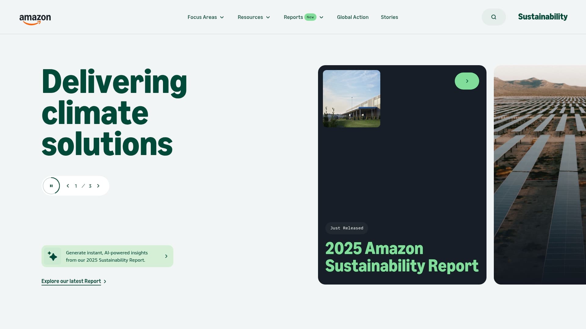 Amazon sponsor landing page advertised on Full Story