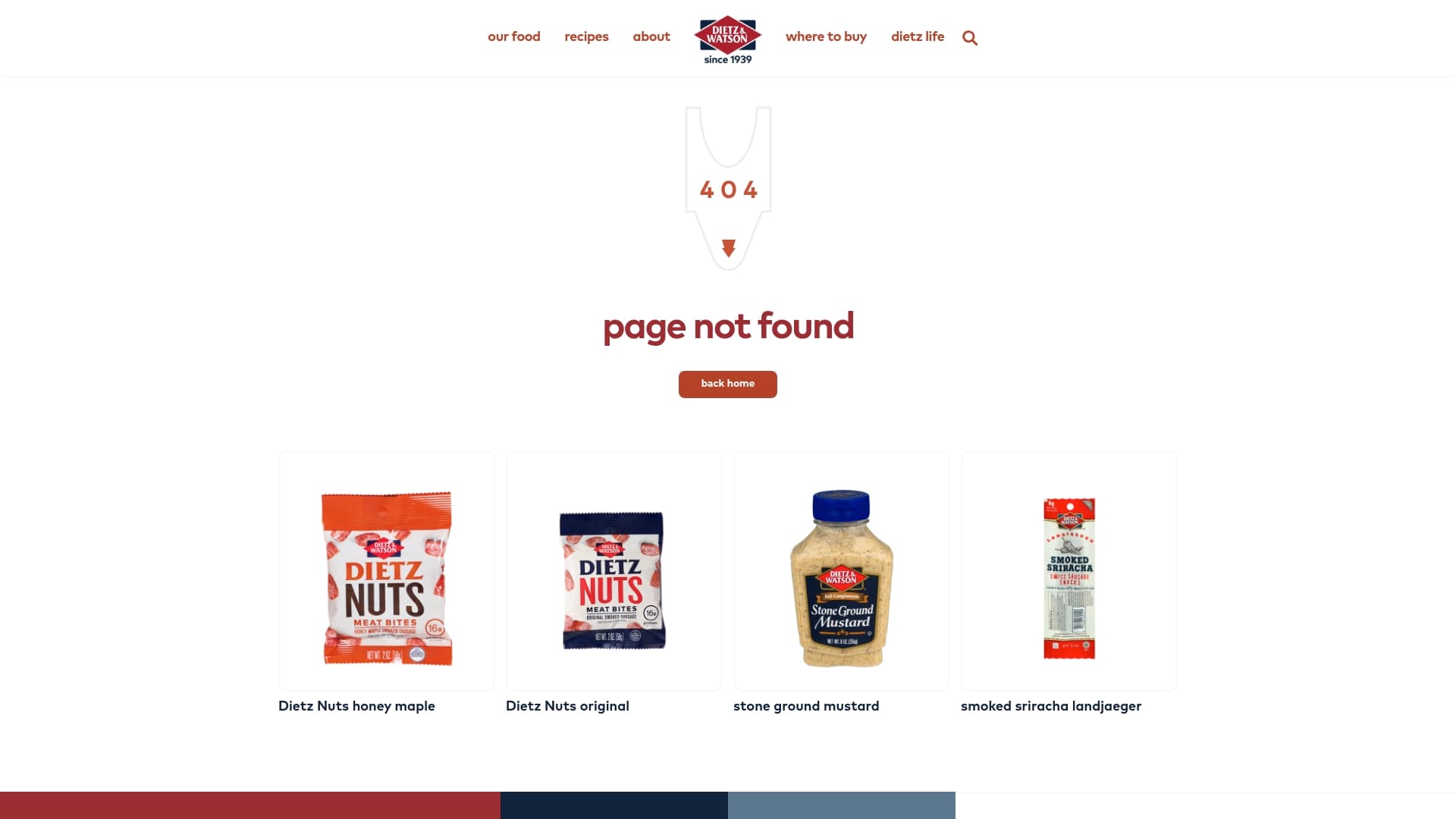 Dietz & Watson sponsor landing page advertised on The Bobby Bones Show