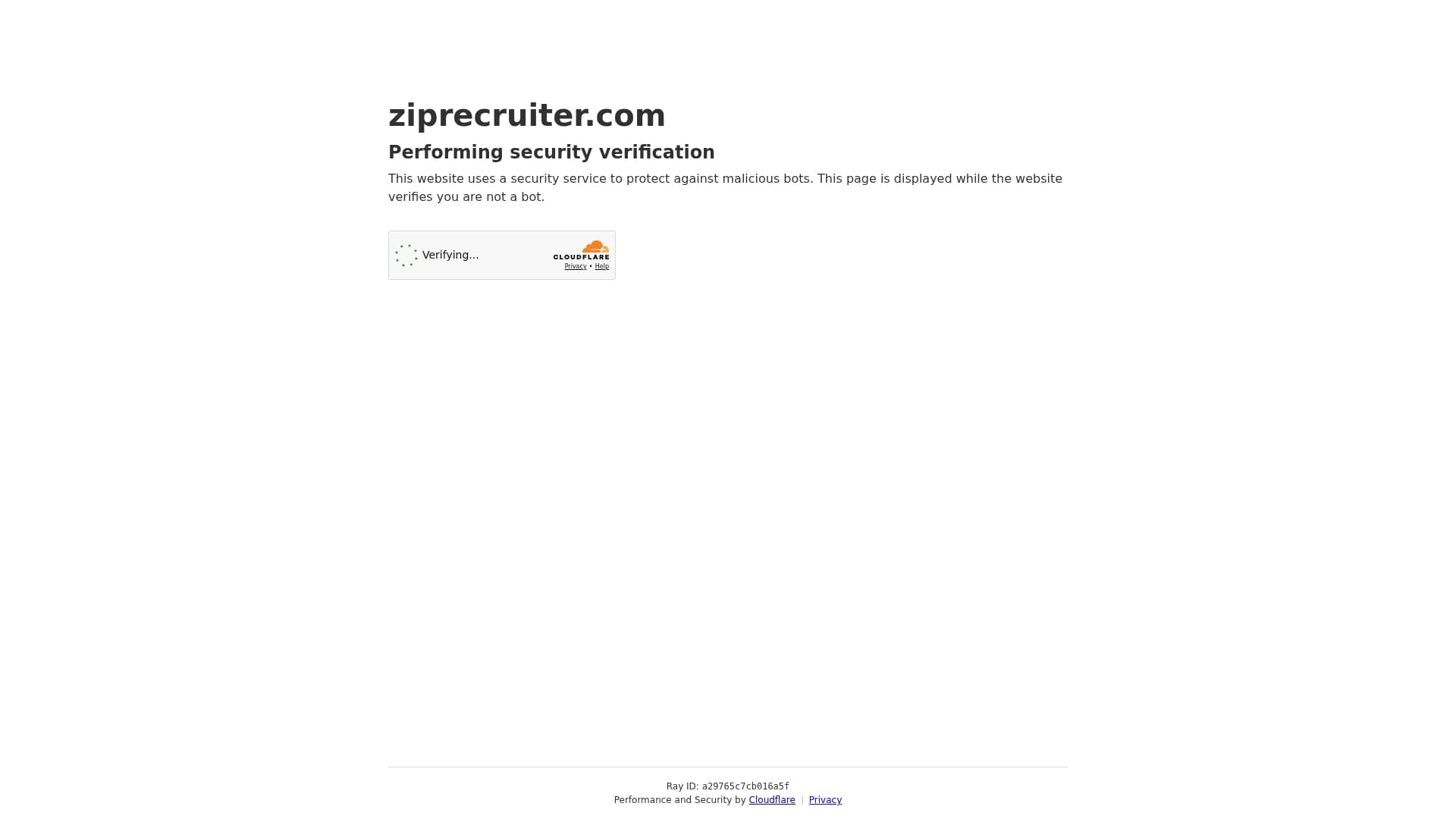 ZipRecruiter sponsor landing page advertised on The Rewatchables