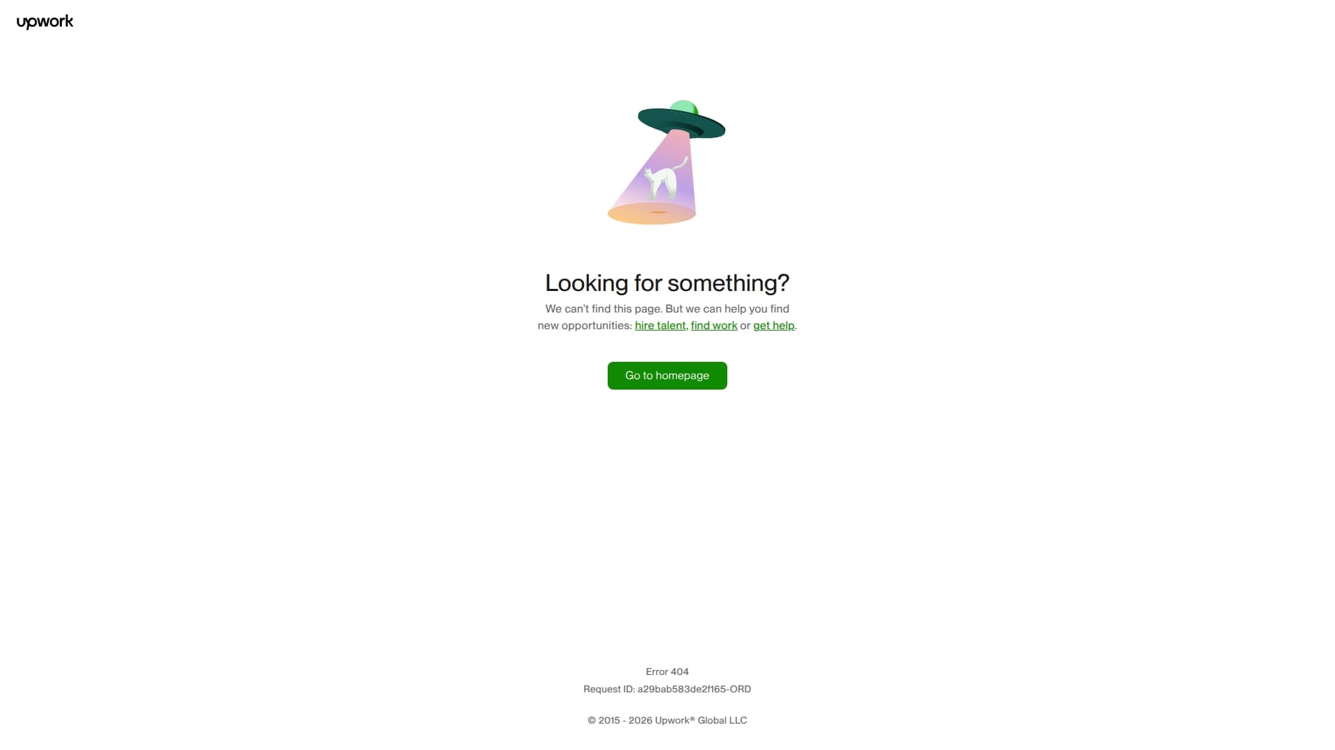 Upwork sponsor landing page advertised on The Prof G Pod with Scott Galloway