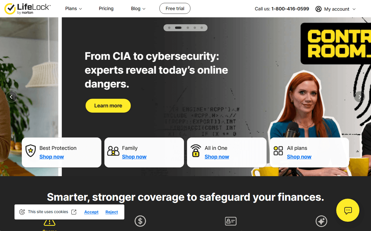 LifeLock sponsor landing page advertised on The Breakfast Club