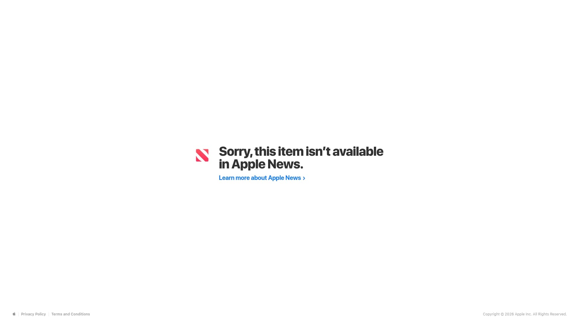 Apple News+ sponsor landing page advertised on Switched on Pop