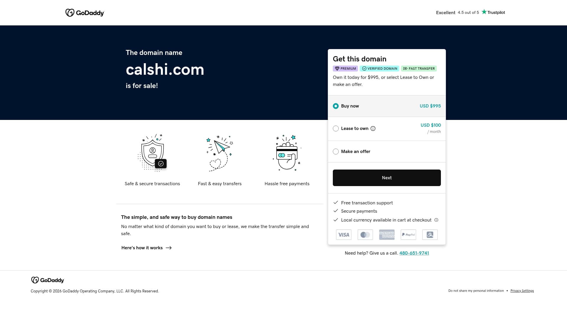 Kalshi sponsor landing page advertised on New: Football Clichés