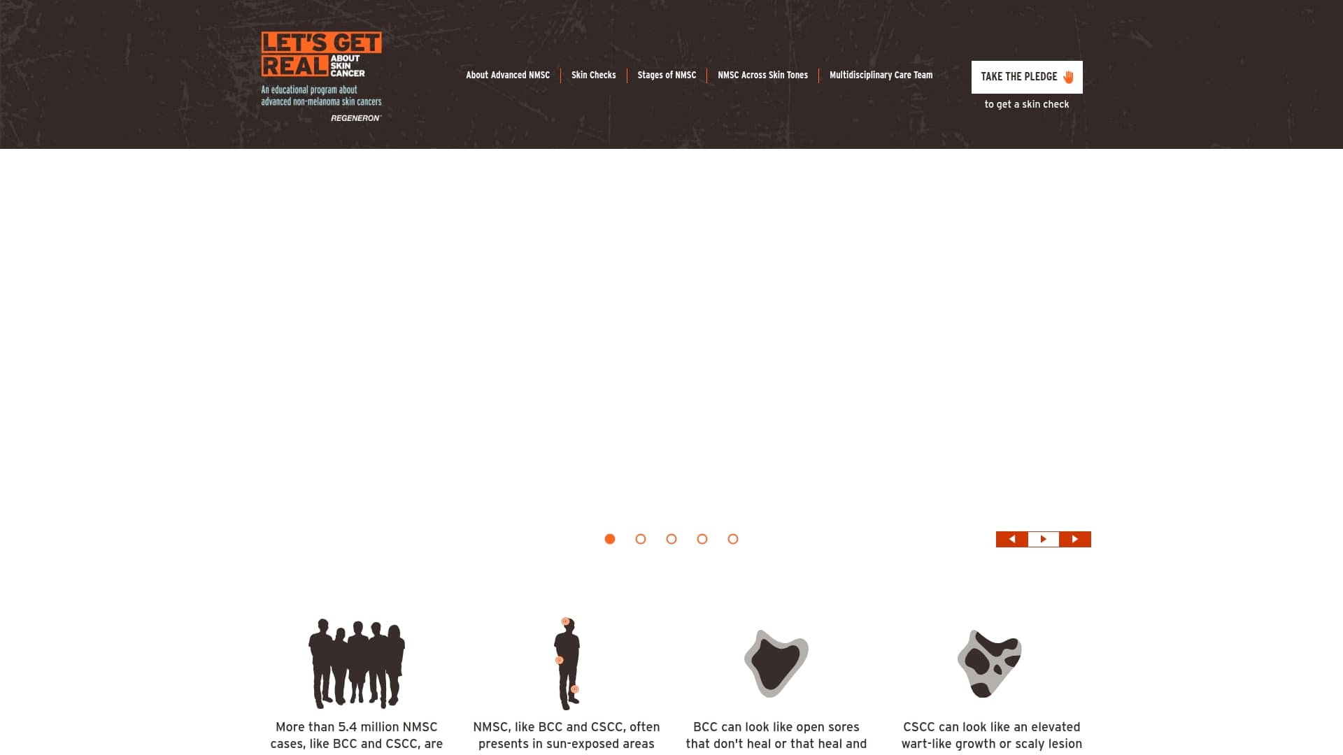 Regeneron sponsor landing page advertised on The Herd with Colin Cowherd