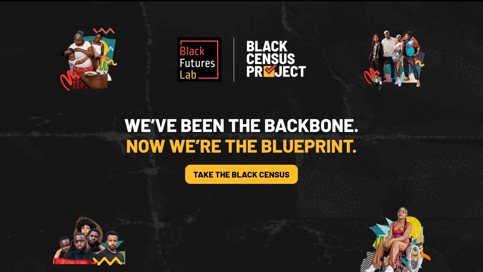 Black Census Project sponsor landing page advertised on Pete Mundo - KCMO Talk Radio 103.7FM 710AM