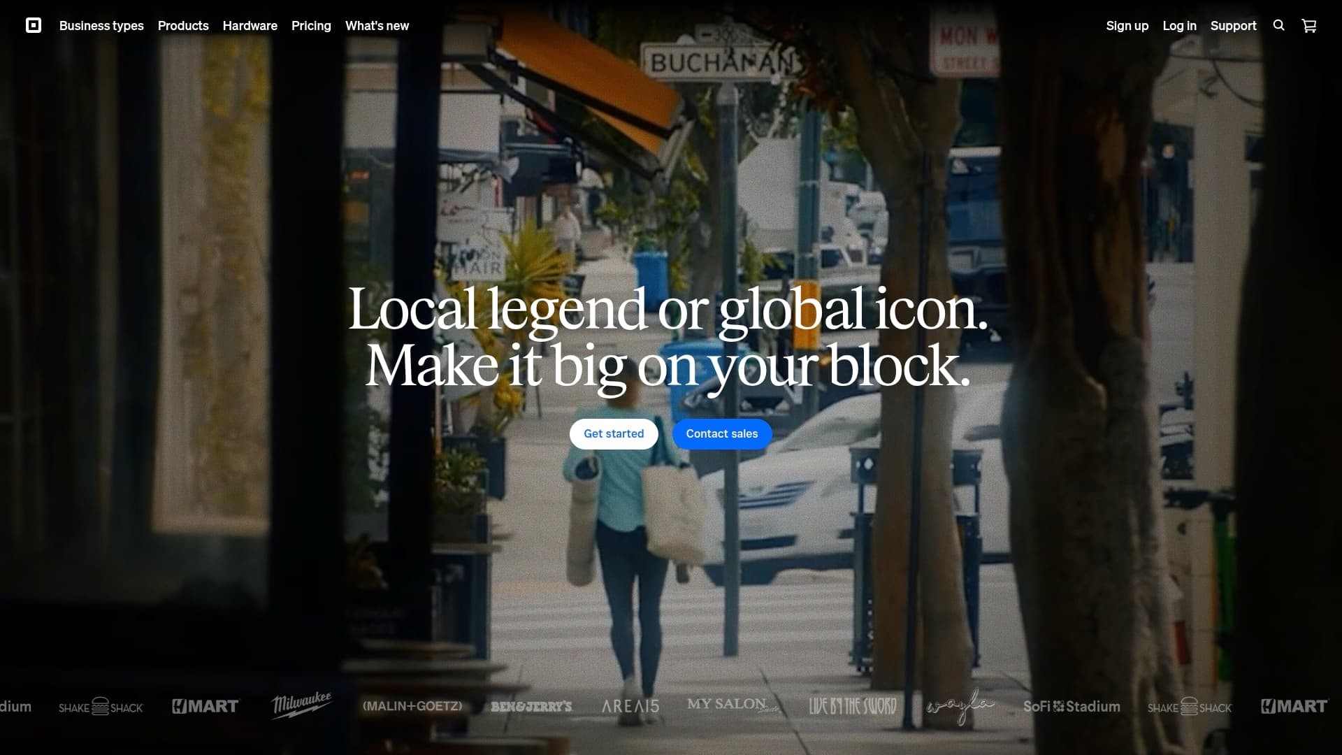 Square sponsor landing page advertised on The Dr. Gabrielle Lyon Show