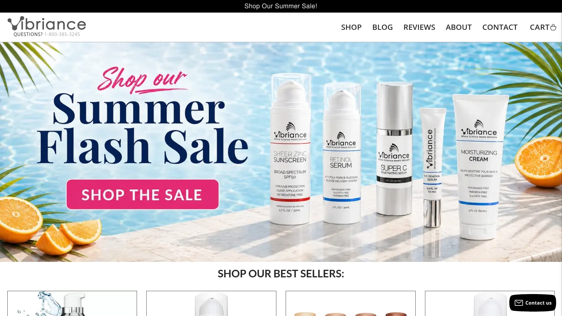 Vibrance sponsor landing page advertised on The Bobby Bones Show