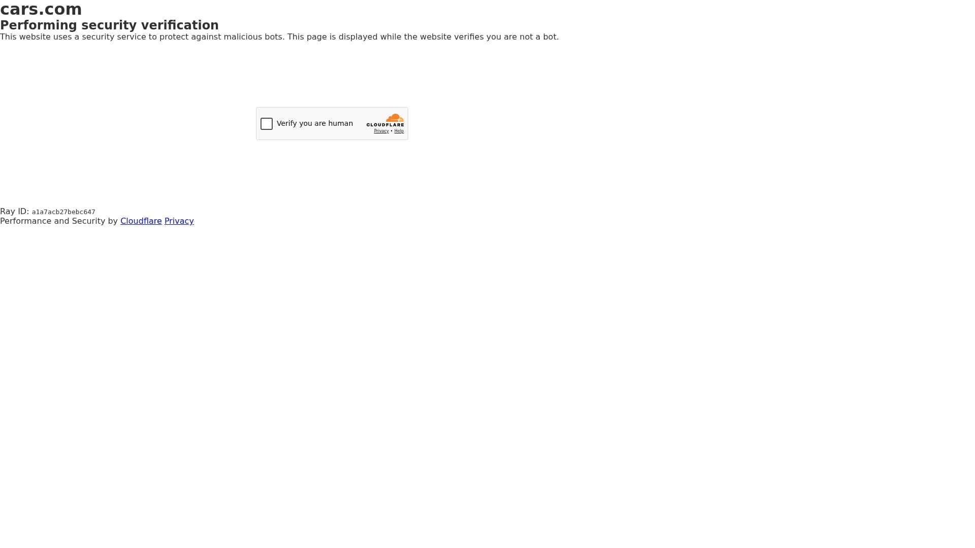 Cars.com sponsor landing page advertised on Bleep! with Ana Navarro