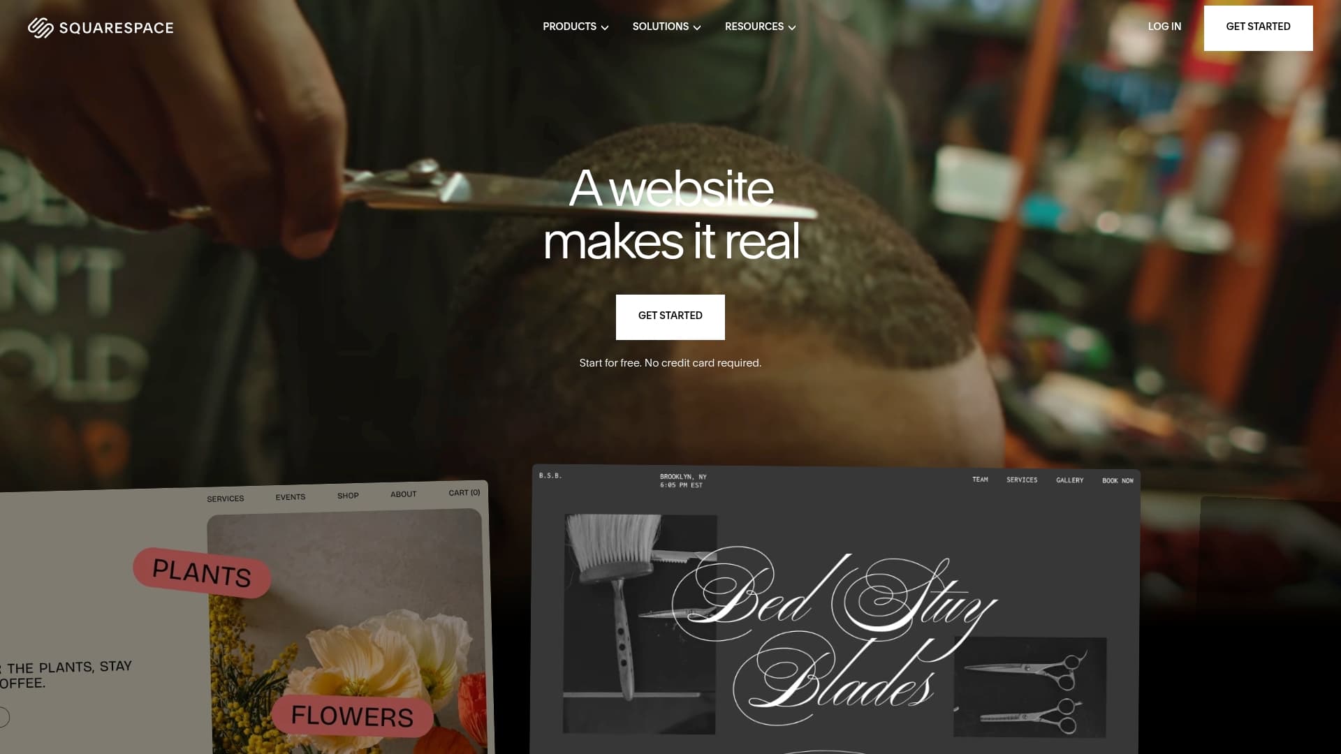 Squarespace sponsor landing page advertised on The Toast