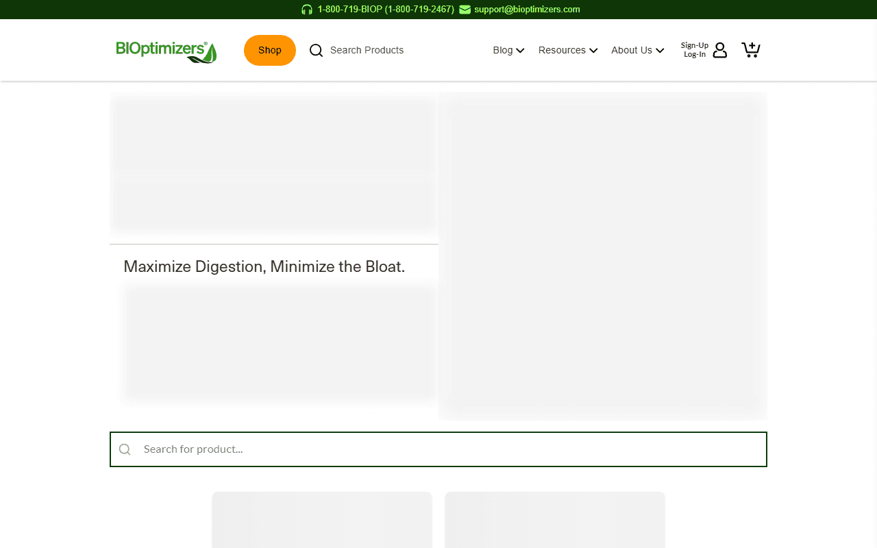 Bioptimizers sponsor landing page advertised on All In with Chris Hayes