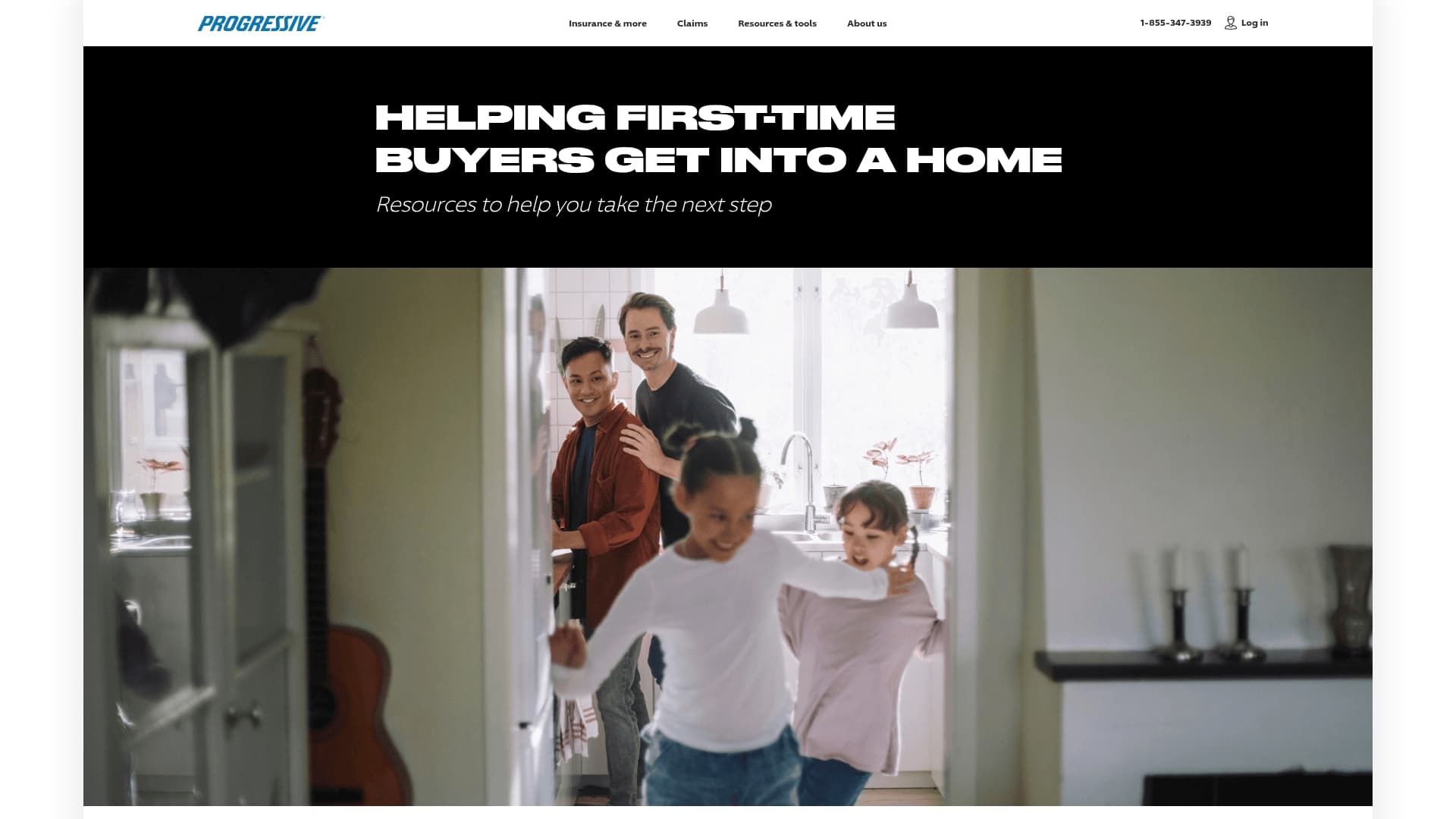 Progressive Insurance sponsor landing page advertised on Michelle Obama: The Light Podcast