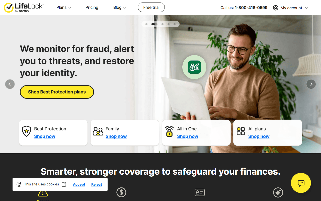 LifeLock sponsor landing page advertised on The Breakfast Club