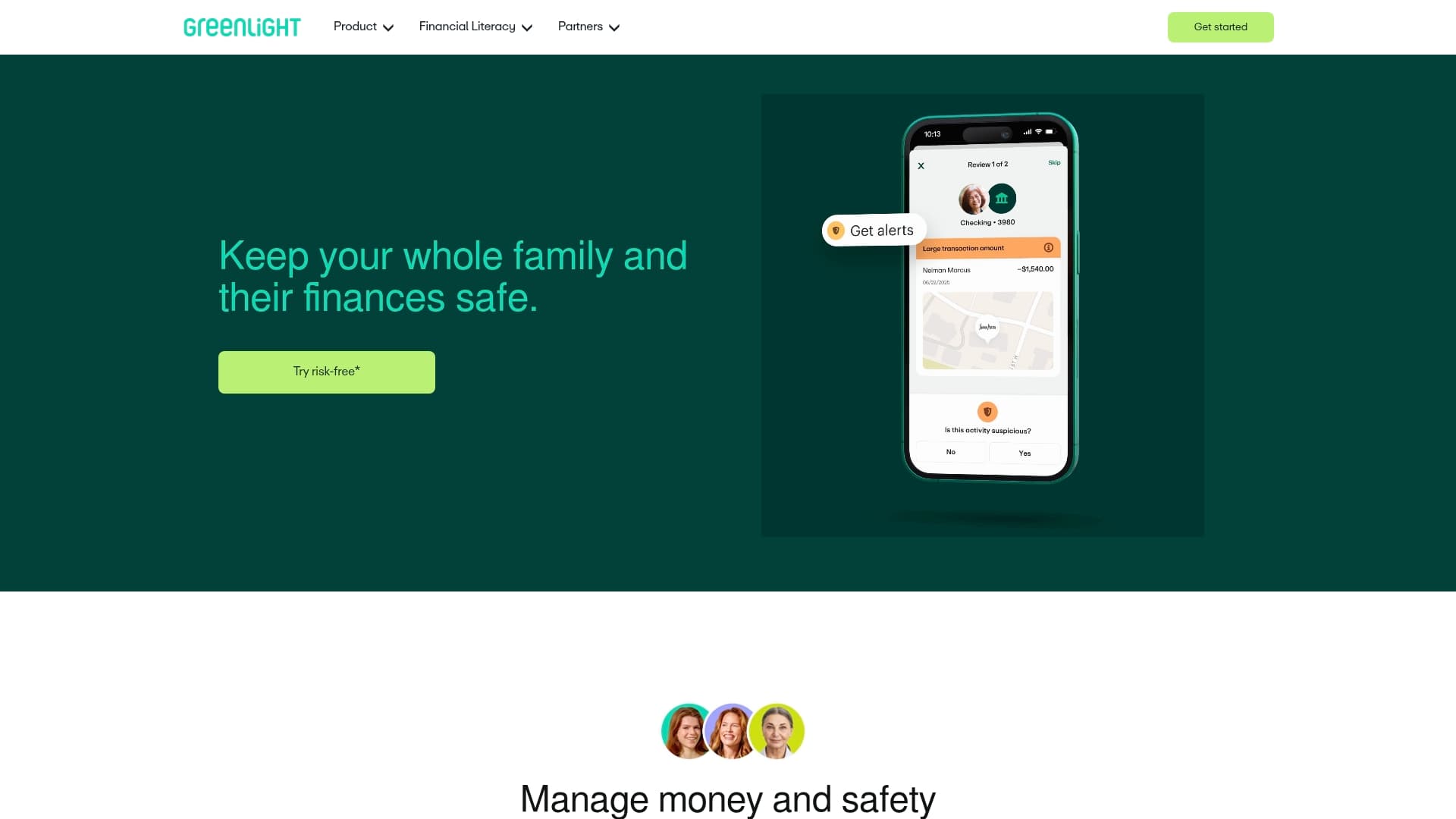 Greenlight sponsor landing page advertised on Christopher Kimball’s Milk Street Radio
