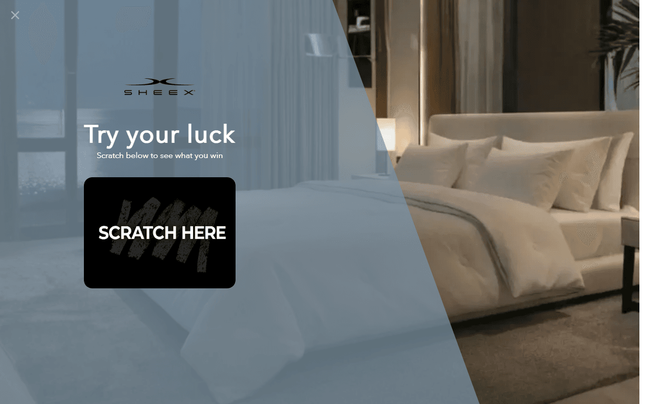 Chicx sponsor landing page advertised on The Power Trip
