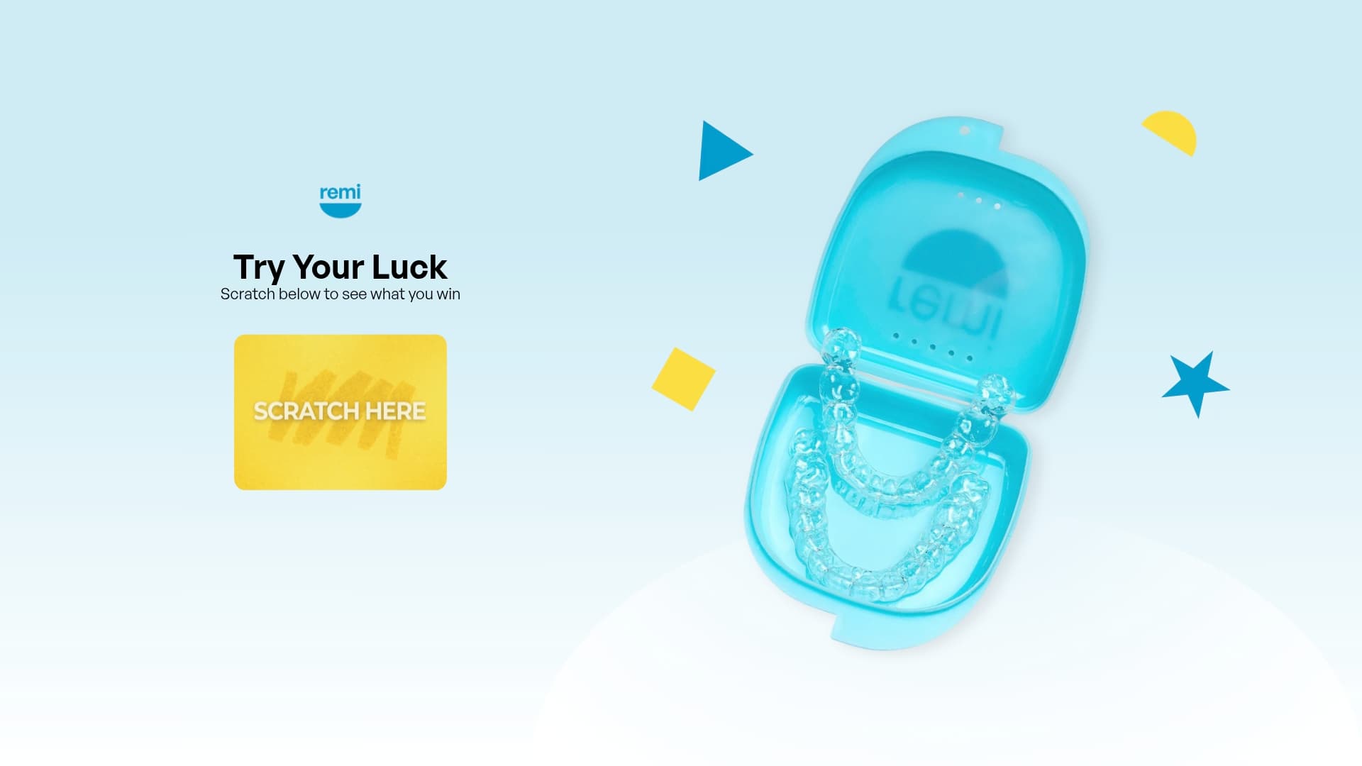 Remi sponsor landing page advertised on IHIP News