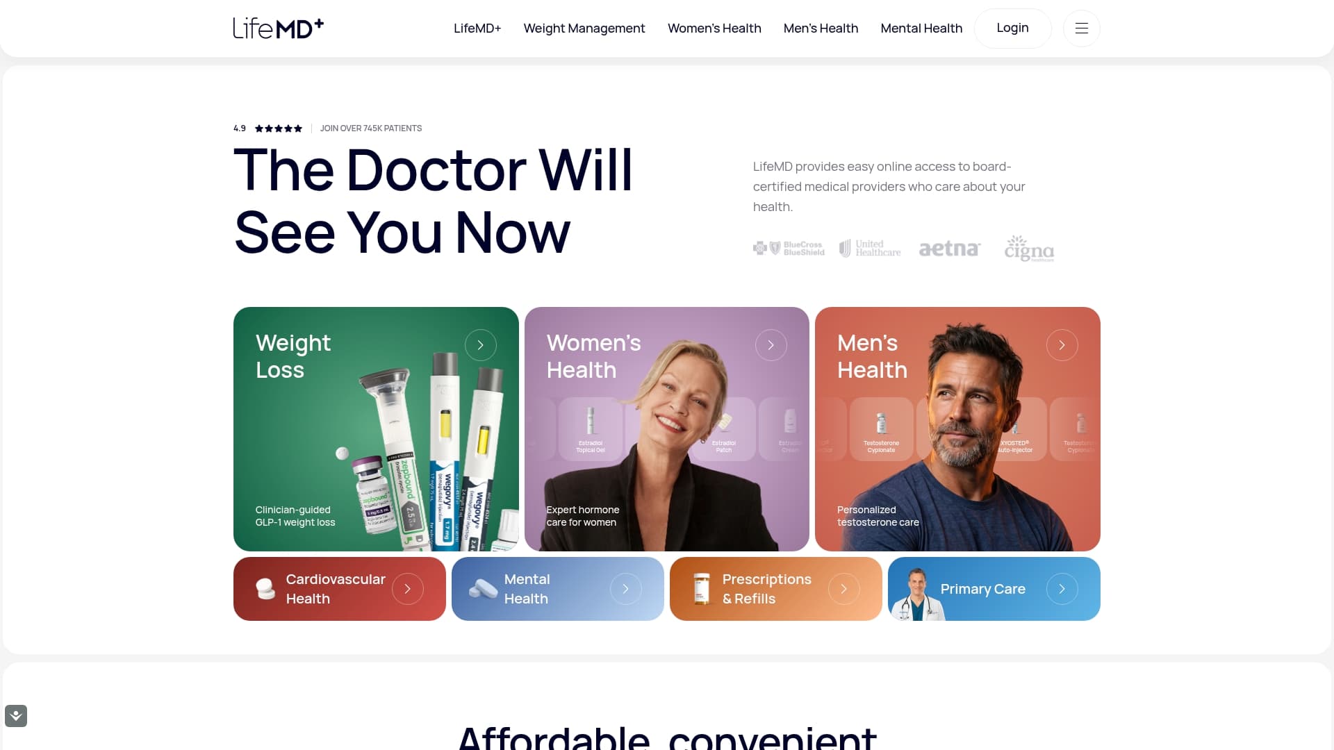 LifeMD sponsor landing page advertised on The Great Detectives of Old Time Radio