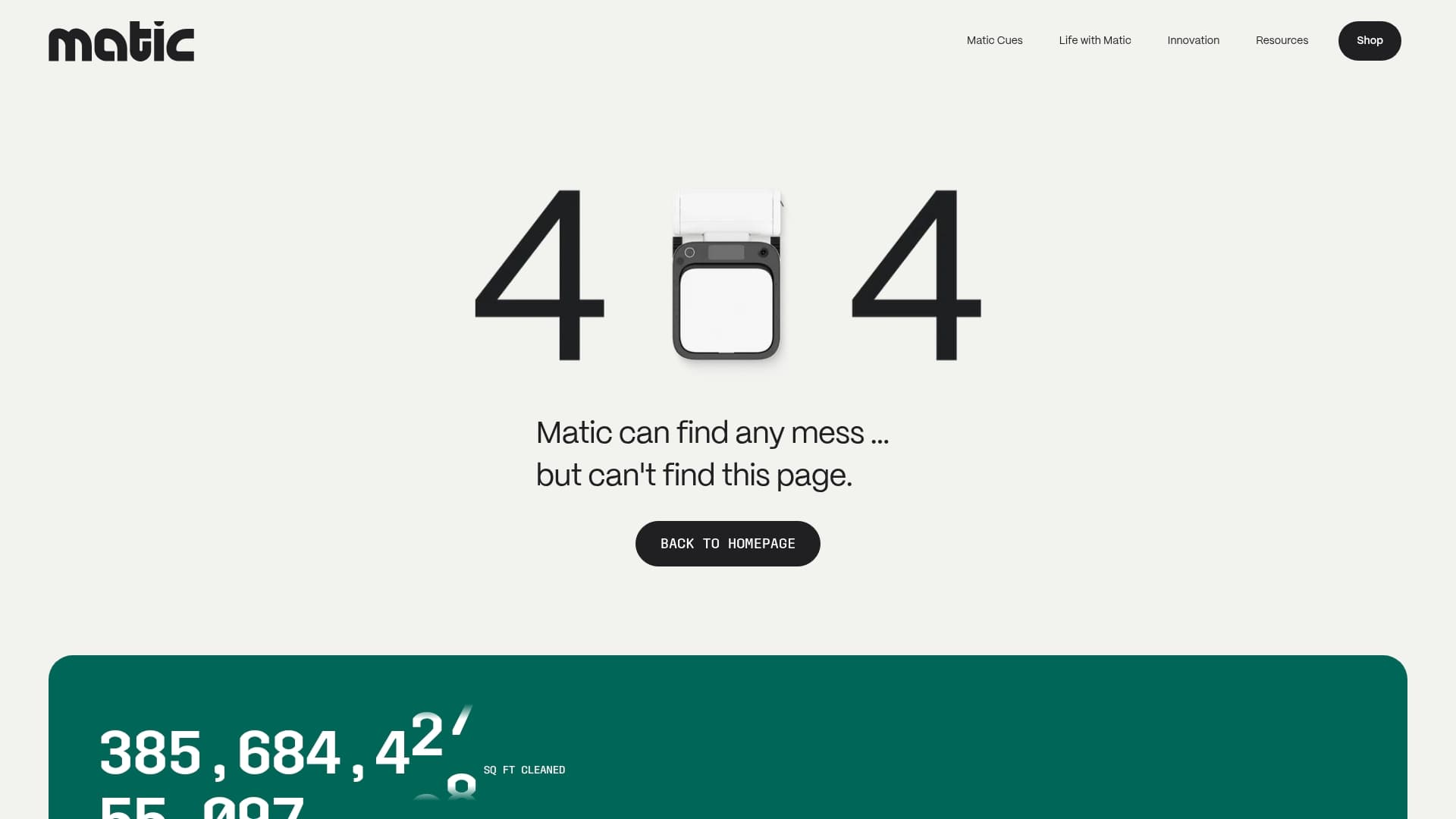 Matic sponsor landing page advertised on 48 Hours