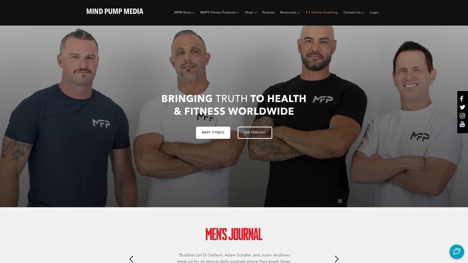 Mind Pump Media RGB Super Bundle sponsor landing page advertised on Mind Pump: Raw Fitness Truth