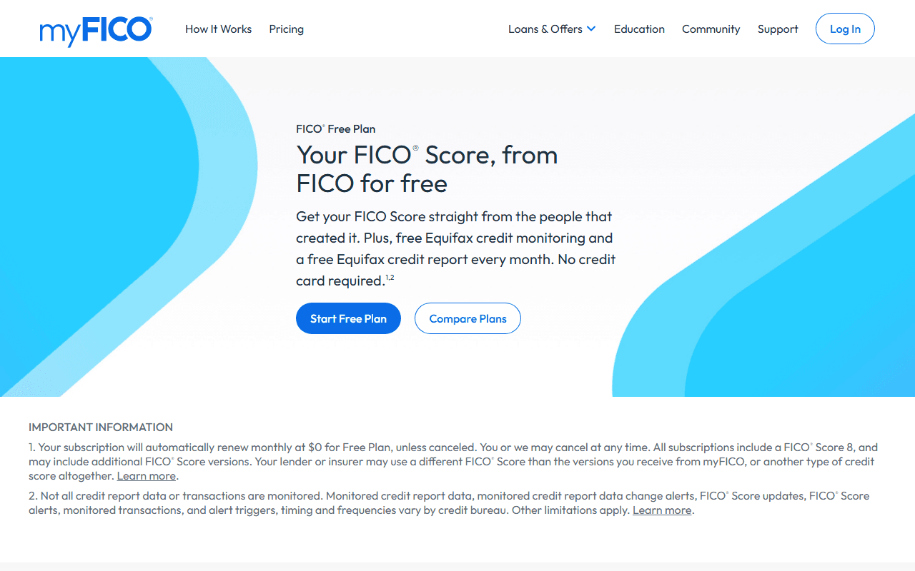 MyFICO sponsor landing page advertised on Global News Podcast