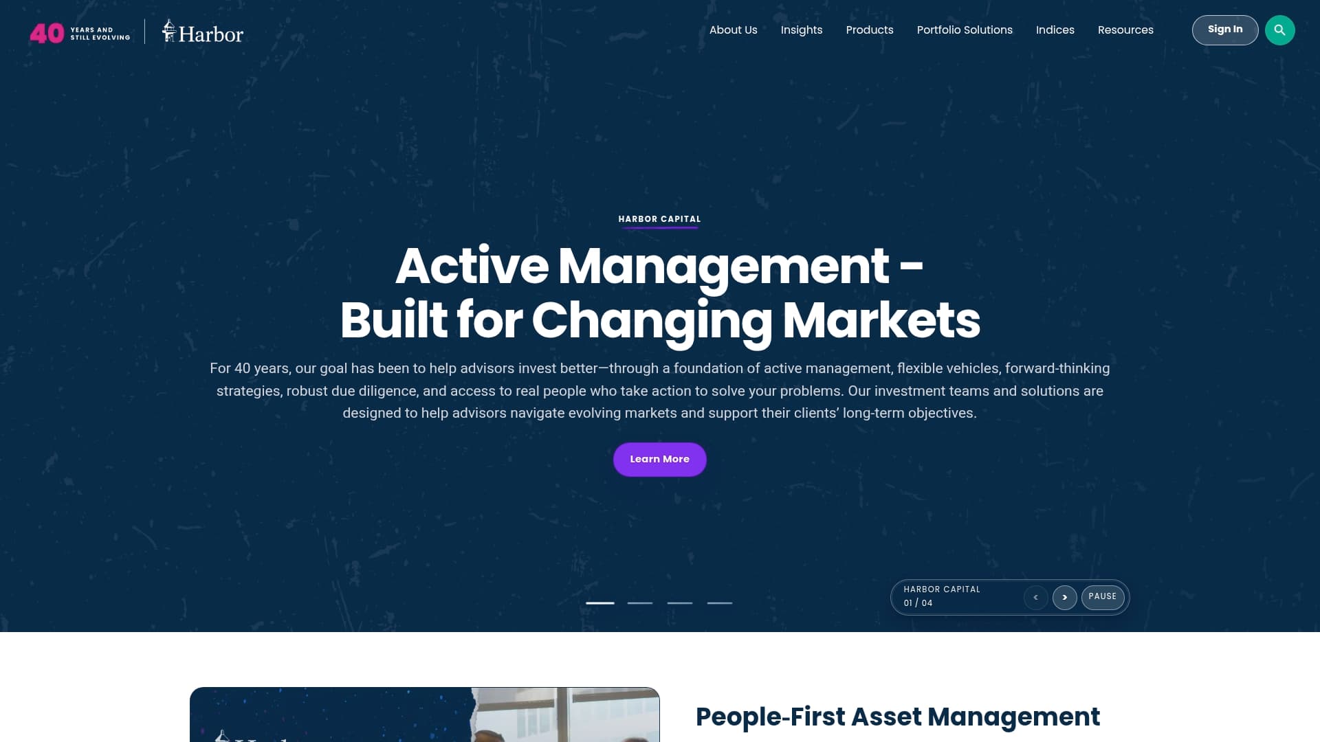 Harbor Capital Advisors sponsor landing page advertised on The AI Breakdown: Daily Artificial Intelligence News and Discussions